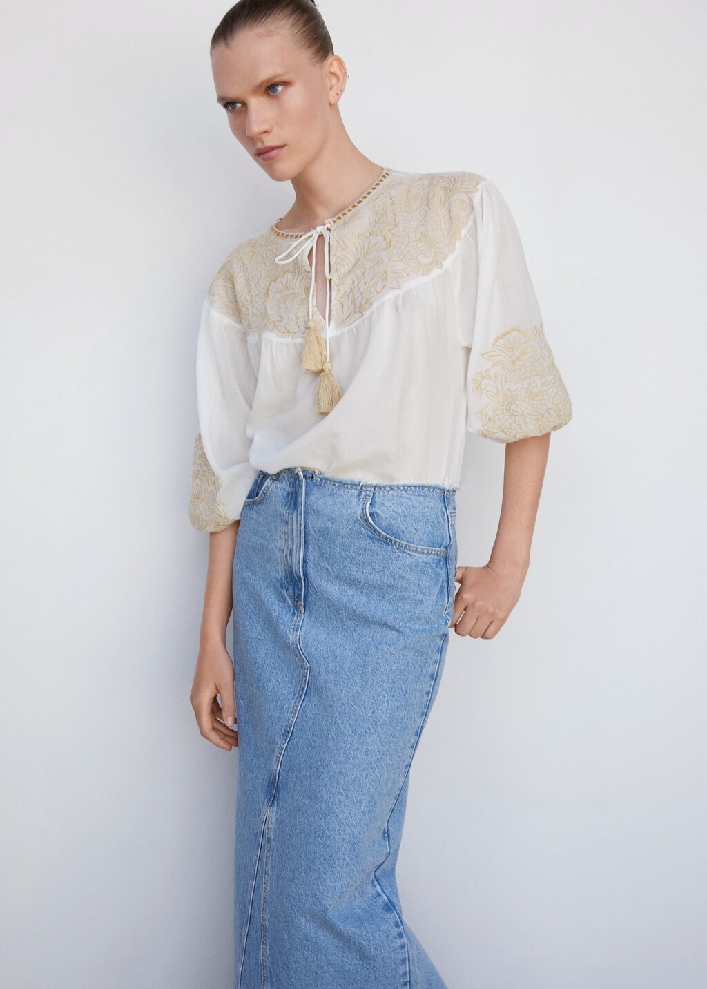 Cord lace blouses sales