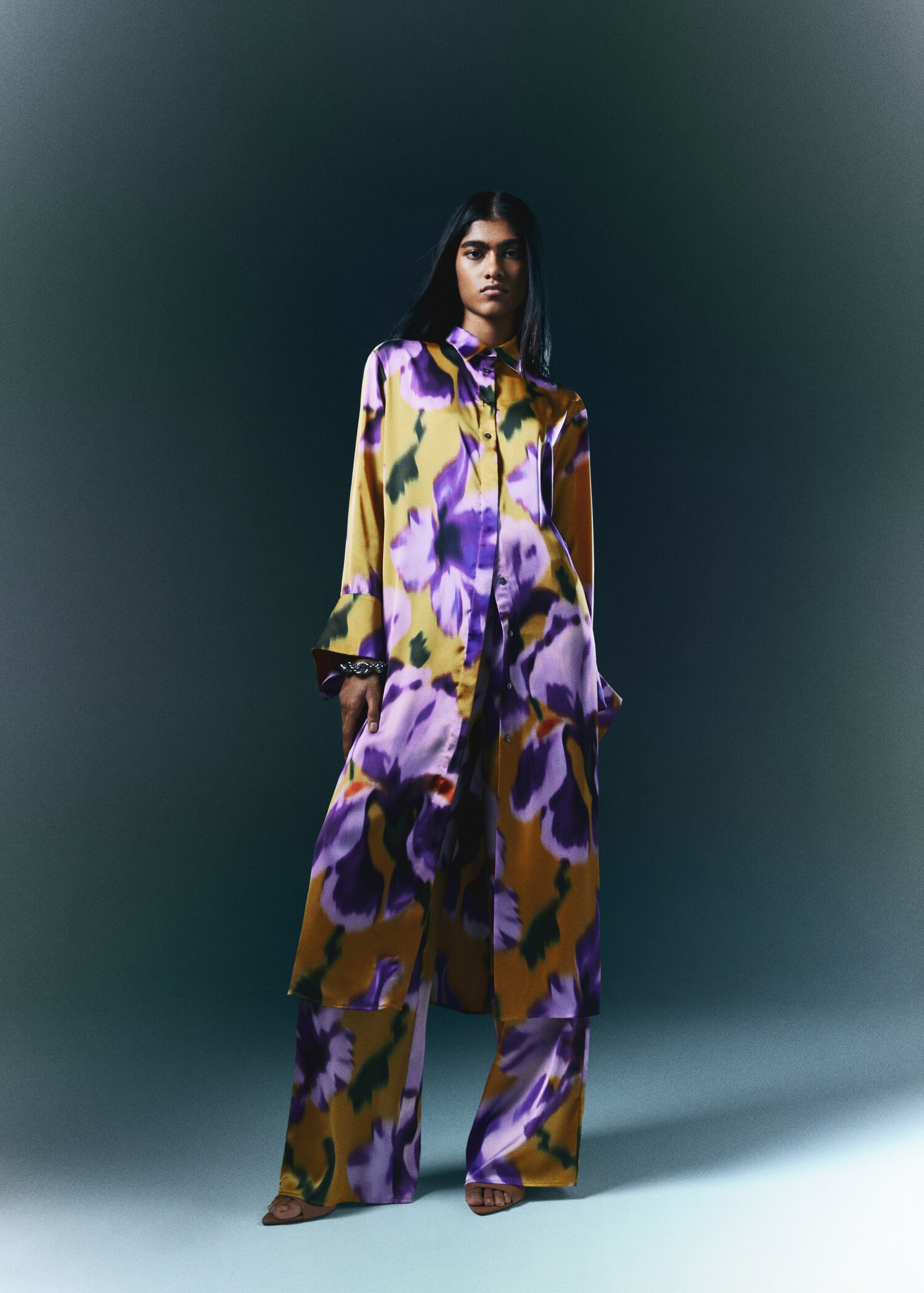 Floral palazzo pants - Details of the article 7