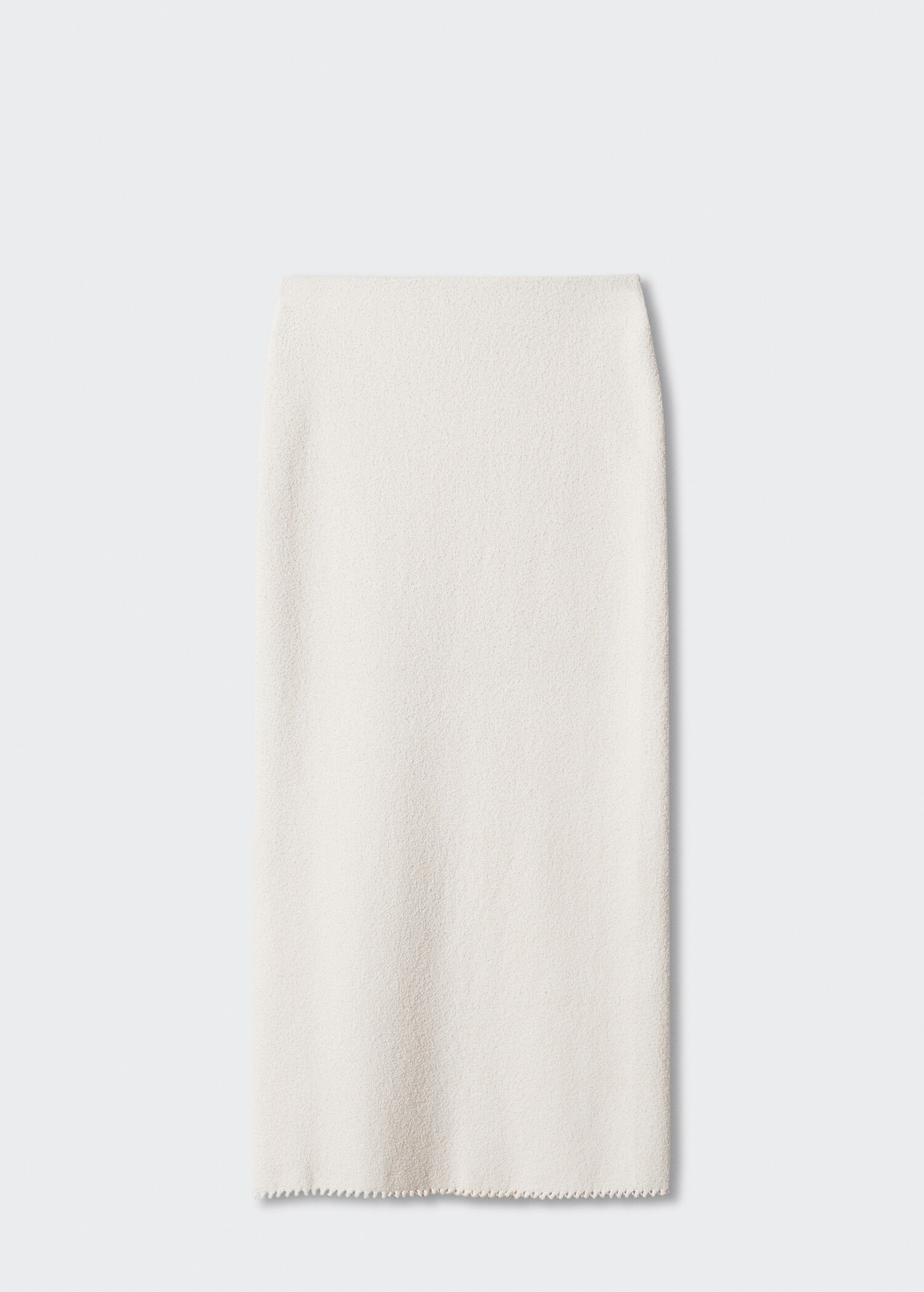 Ribbed midi skirt - Article without model