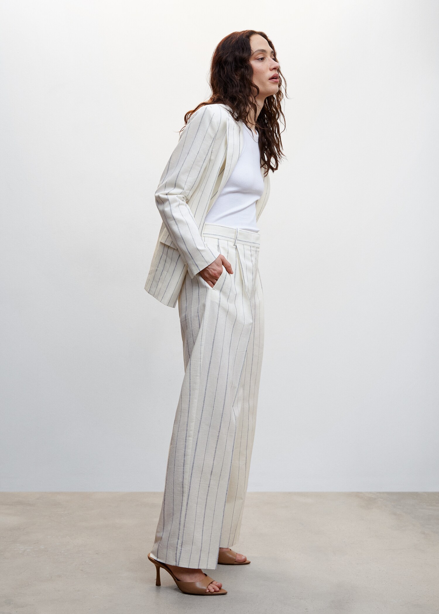 Pantalon de costume à rayures - Détail de l'article 6