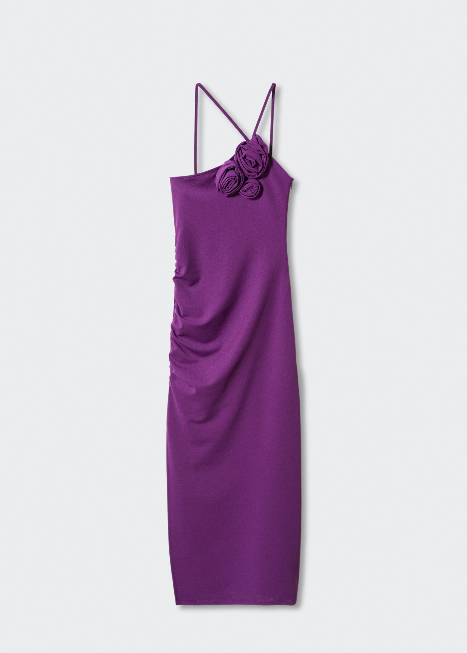 Asymmetrisches Kleid mit XXL-Blume - Artikel ohne Model