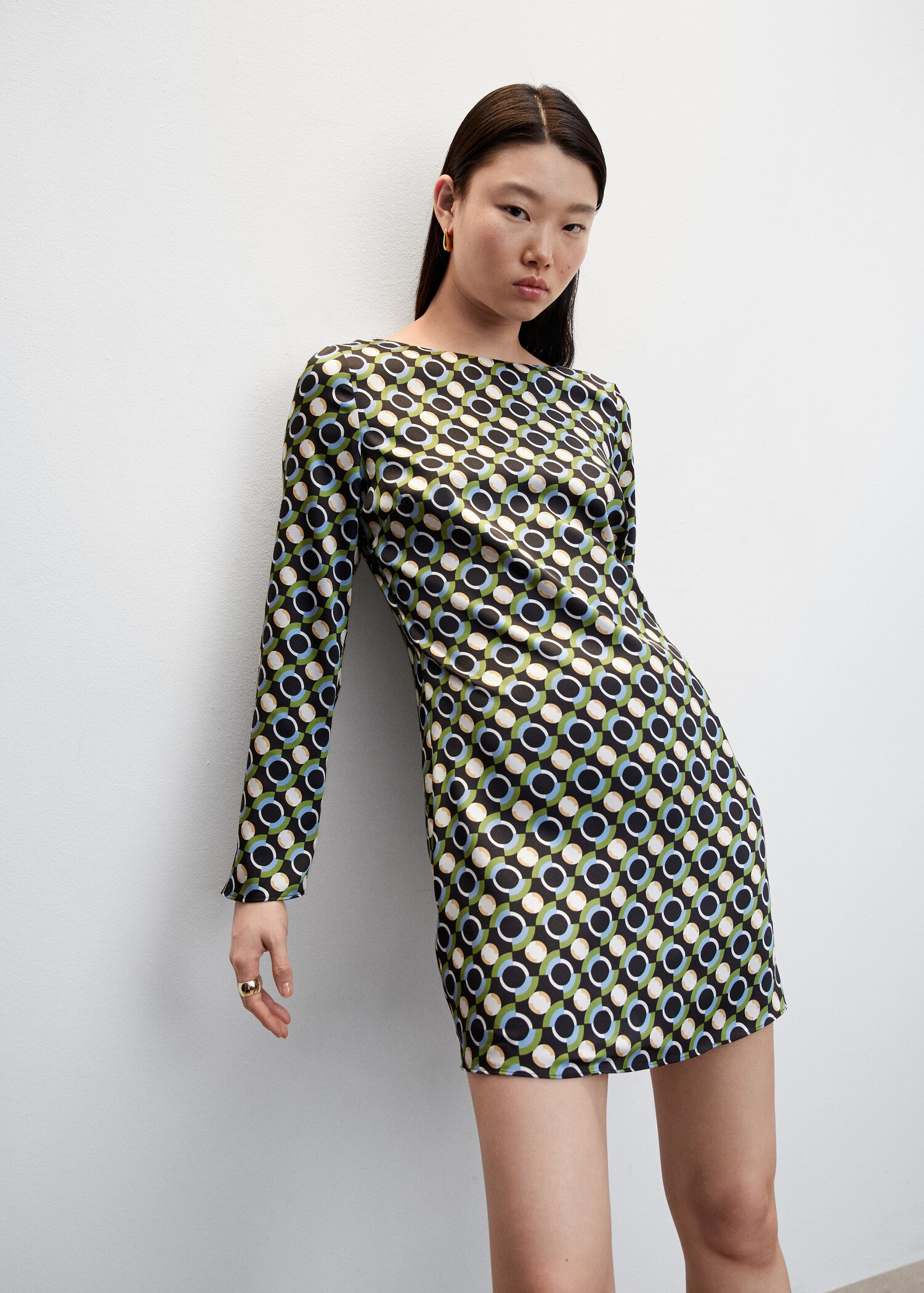 Kurzes Printkleid - Detail des Artikels 2