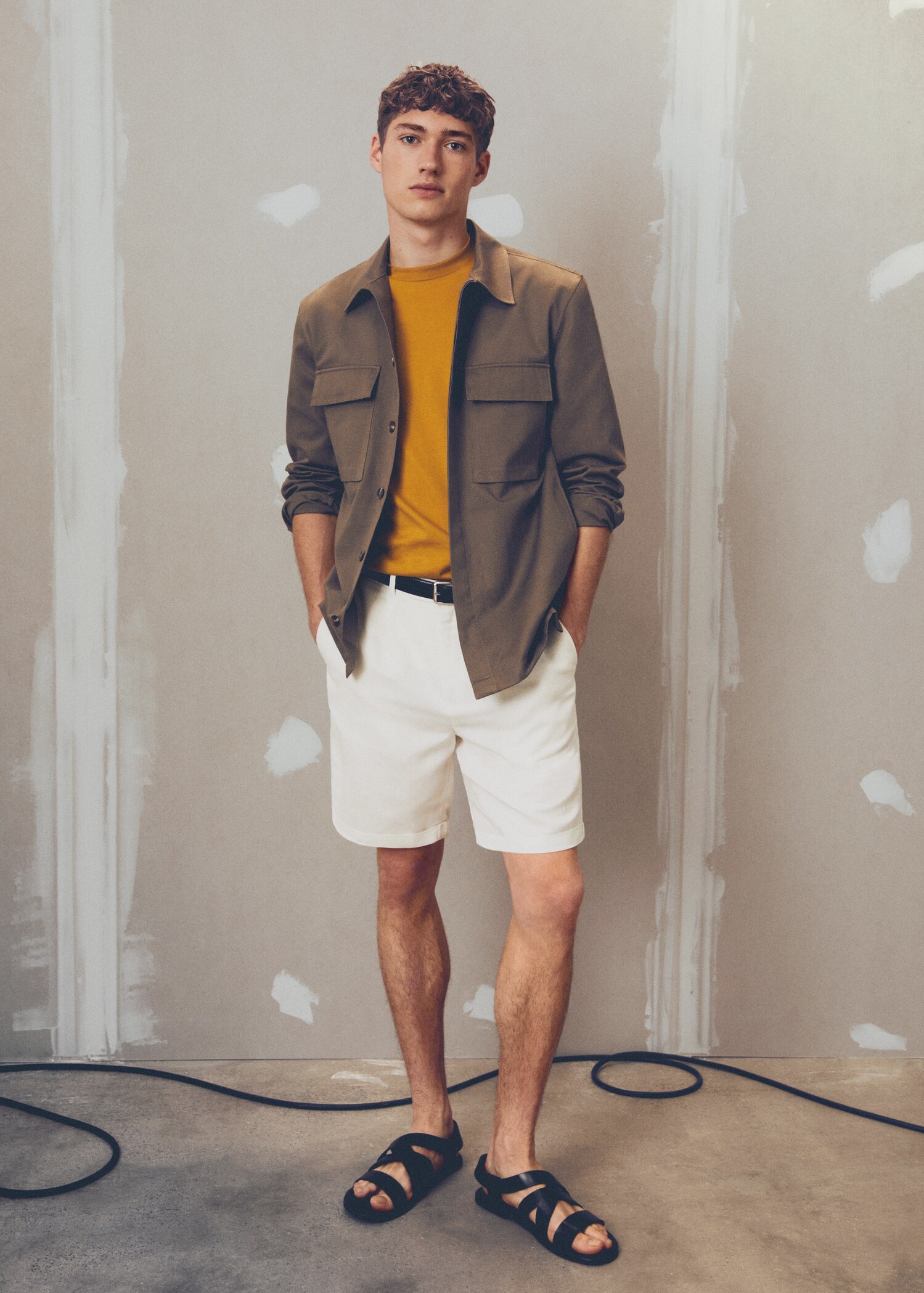 Shorts bermudes barreja lli - Detall de l'article 6