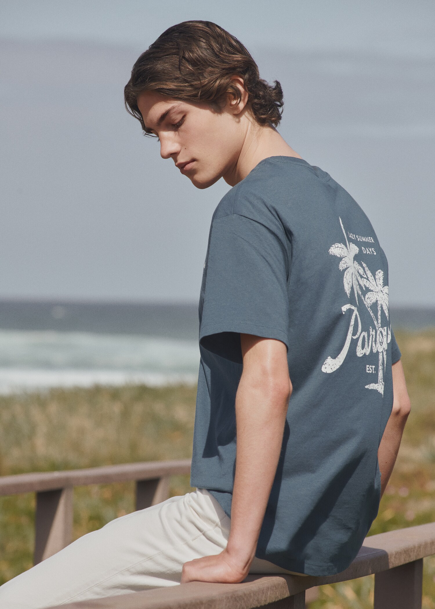 T-shirt image palmiers - Détail de l'article 5