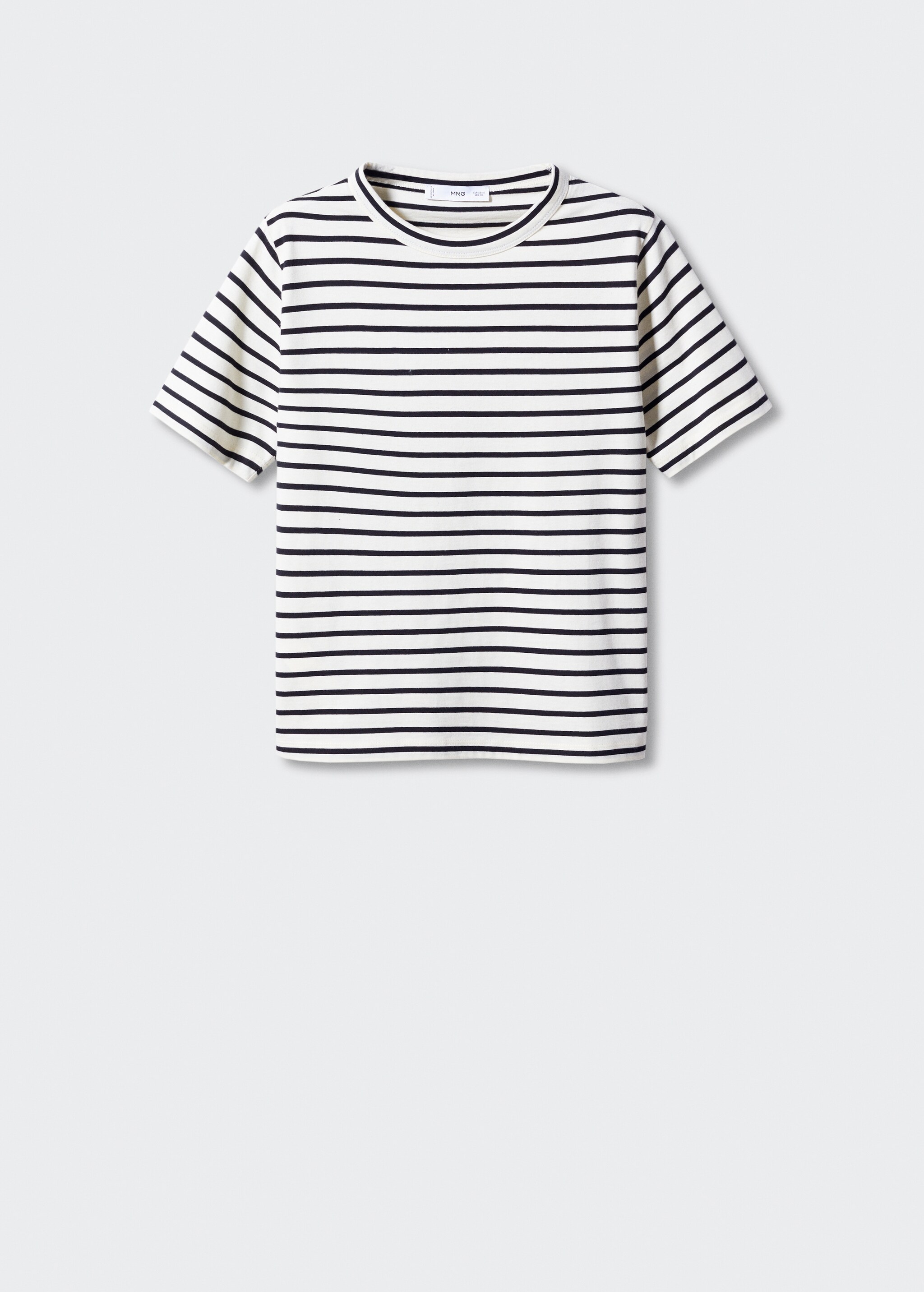 Striped cotton T-shirt - Article without model