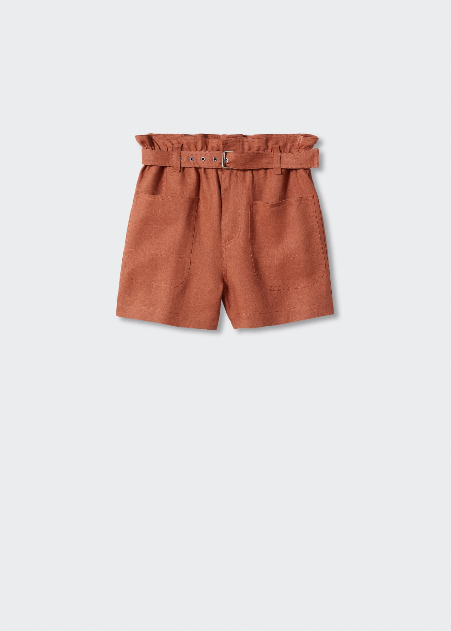 Linen shorts with belt - Article without model