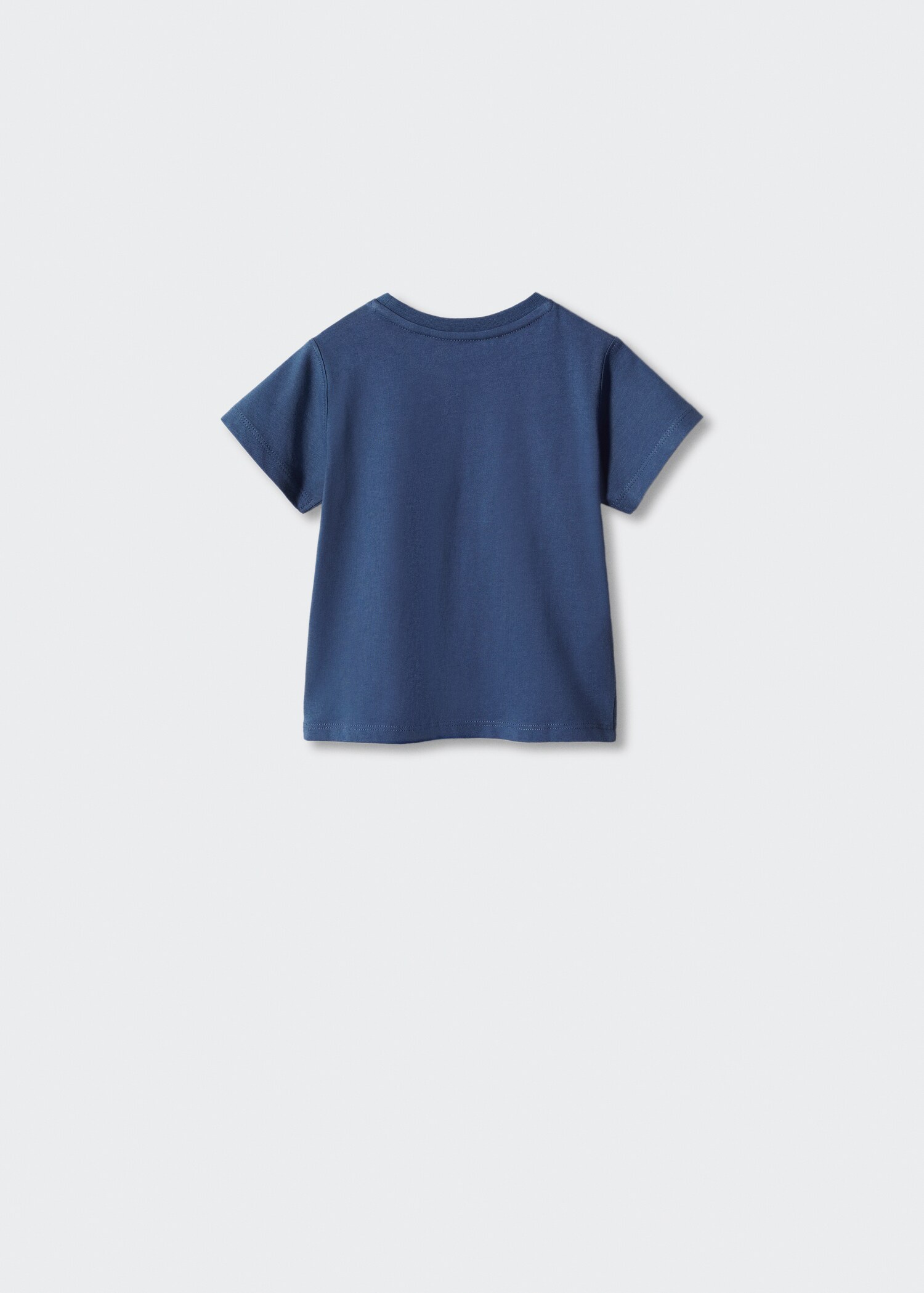 Bedrucktes Baumwoll-T-Shirt - Rückseite des Artikels