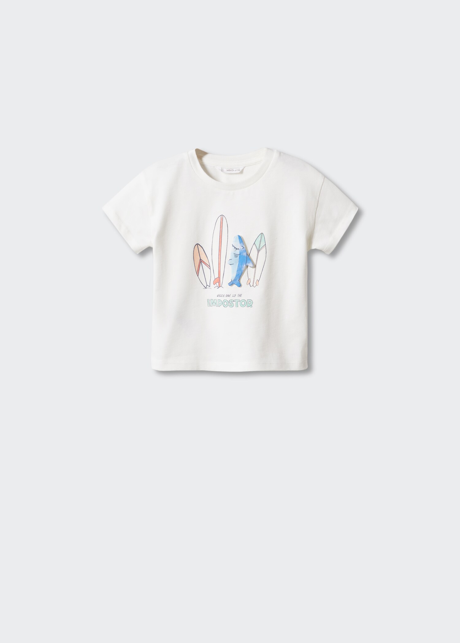 Bedrucktes Baumwoll-T-Shirt - Artikel ohne Model