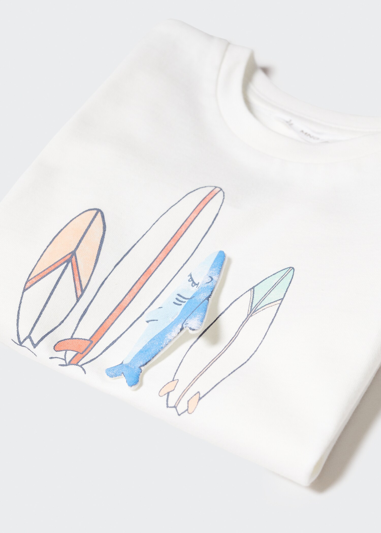 Bedrucktes Baumwoll-T-Shirt - Detail des Artikels 8