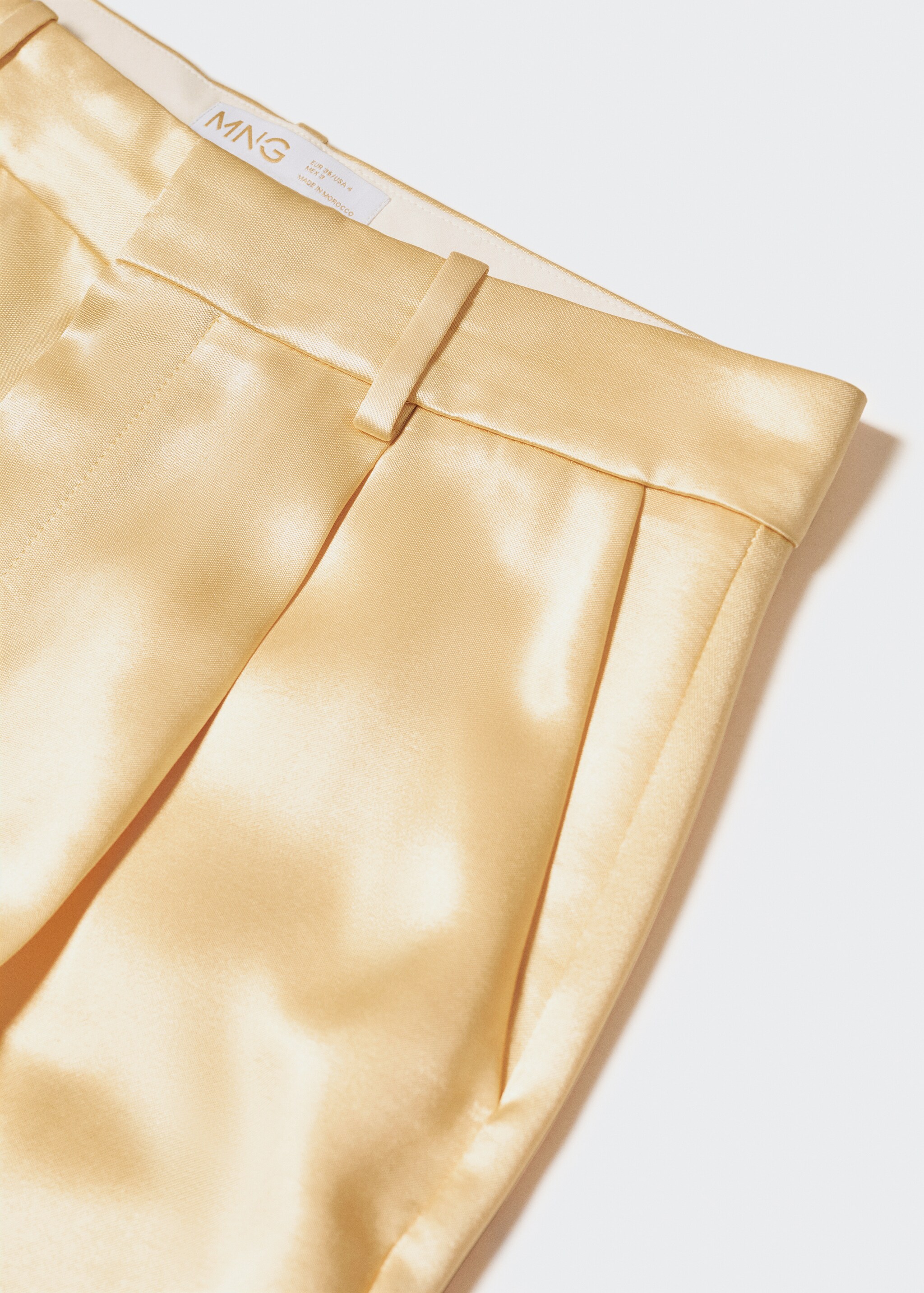 Satin palazzo trousers - Details of the article 8