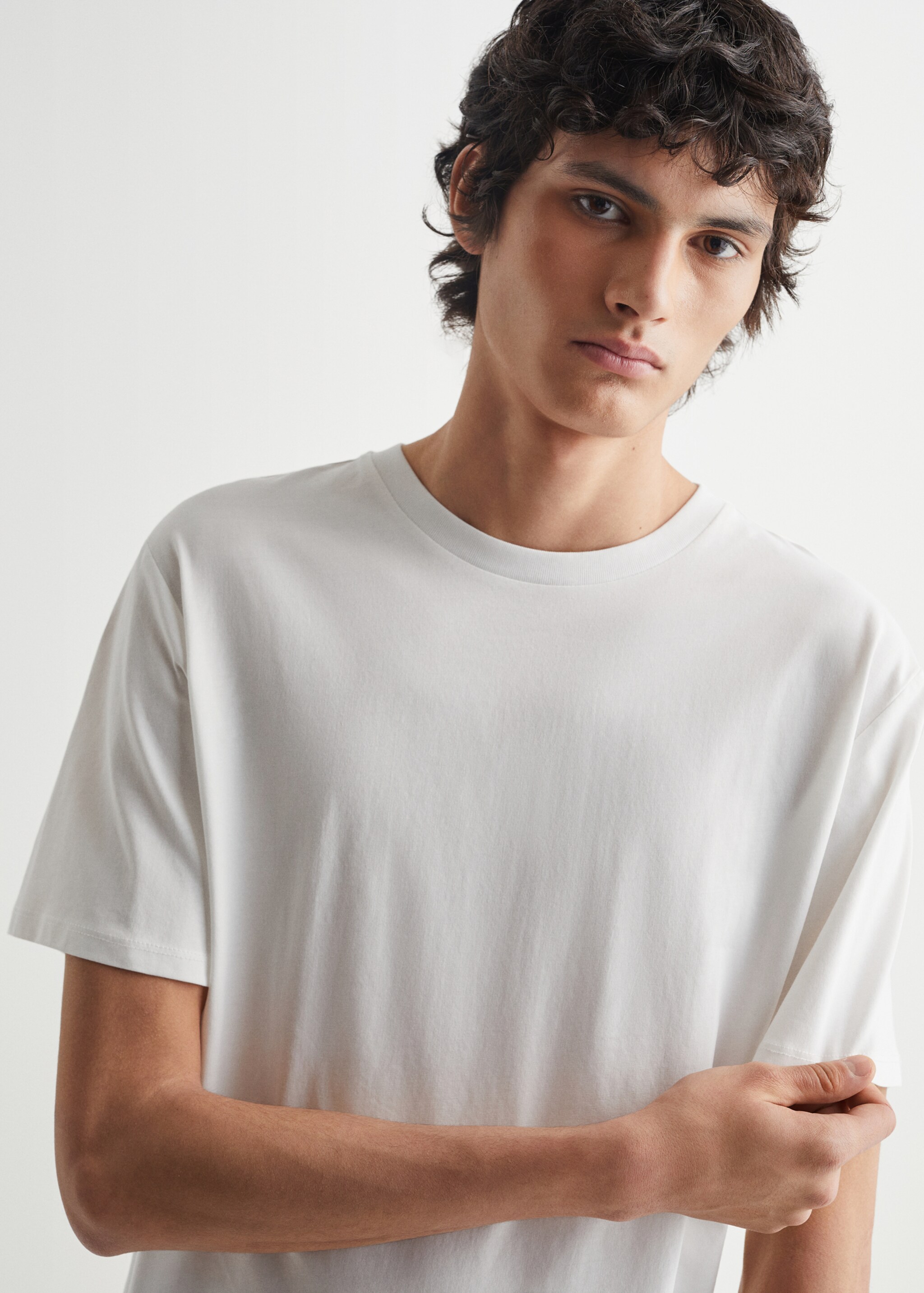 Krátké bavlněné pyžamo - Detail zboží 1, Modrá. Ref: 47028254-00.