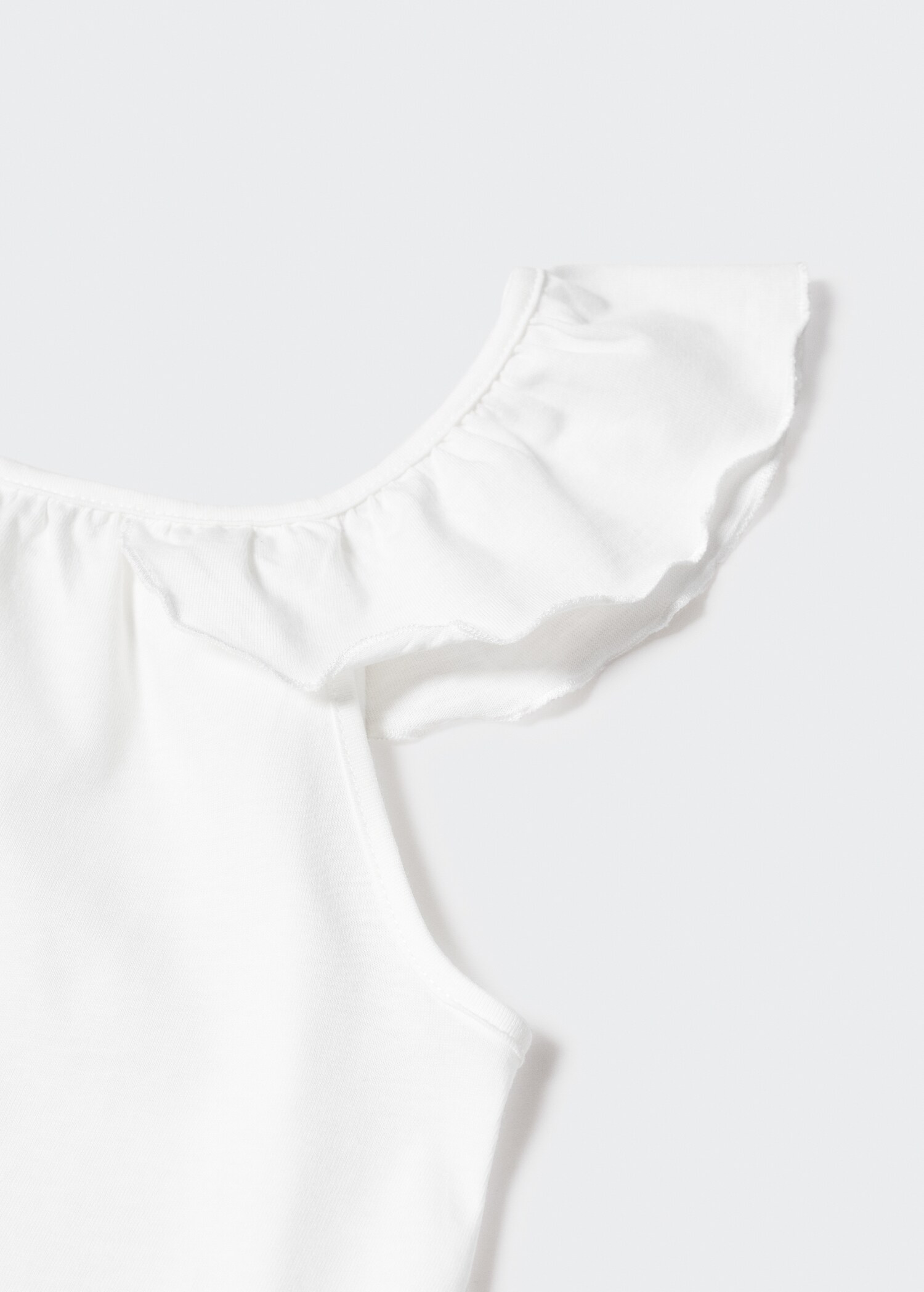 Träger-T-Shirt mit Volant - Detail des Artikels 8