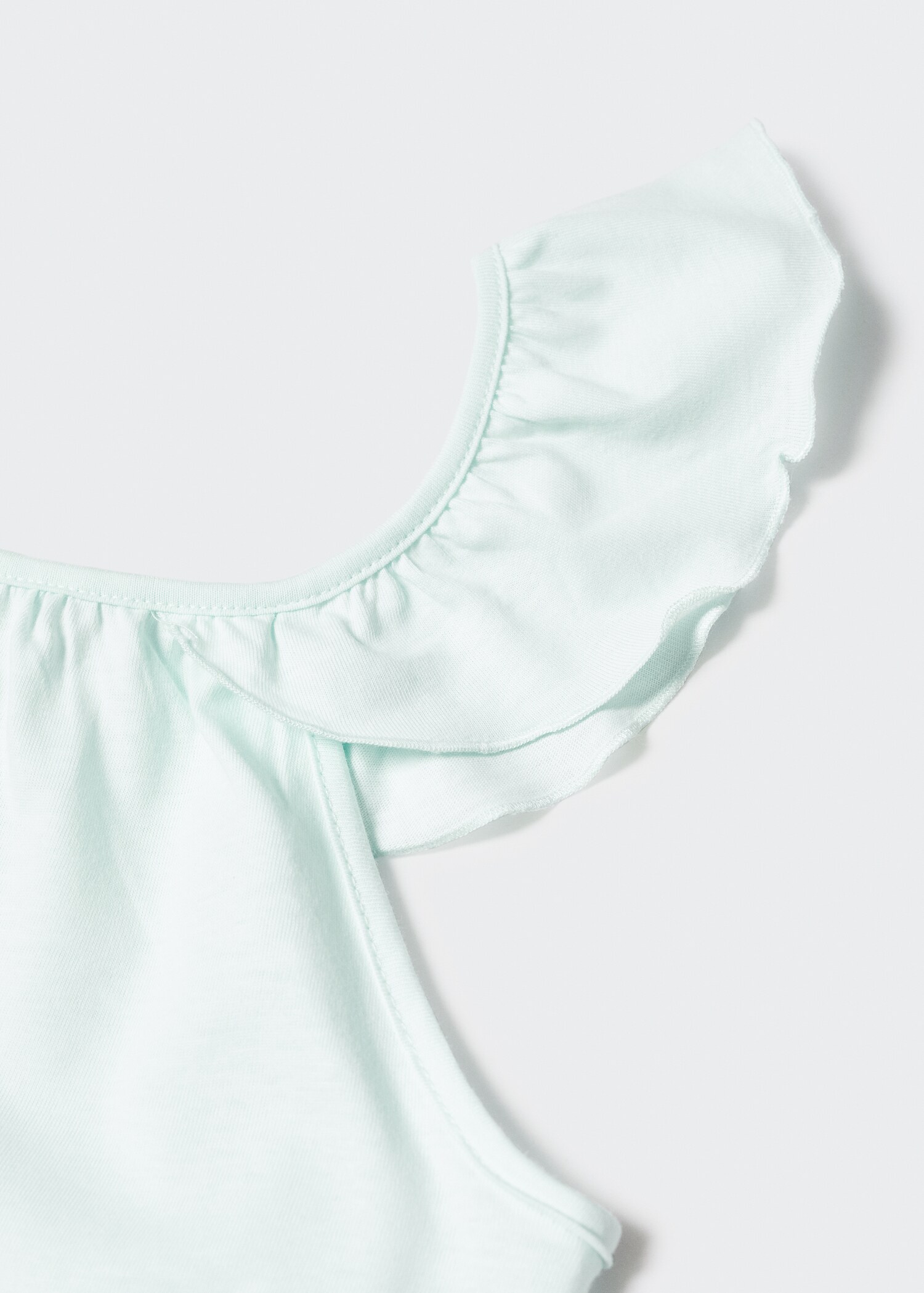 Träger-T-Shirt mit Volant - Detail des Artikels 8