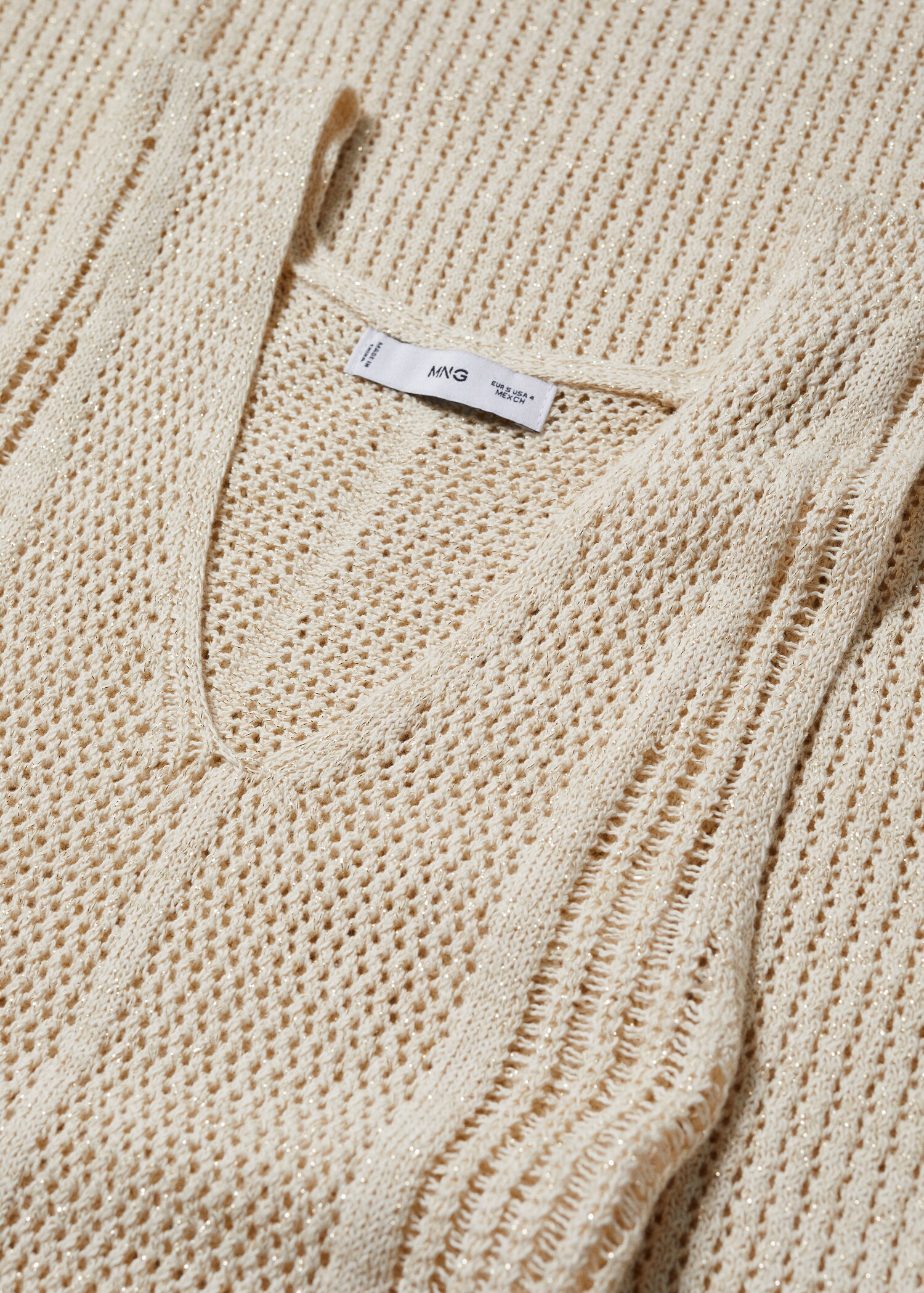 Openwork knit dress with slits - Details of the article 8