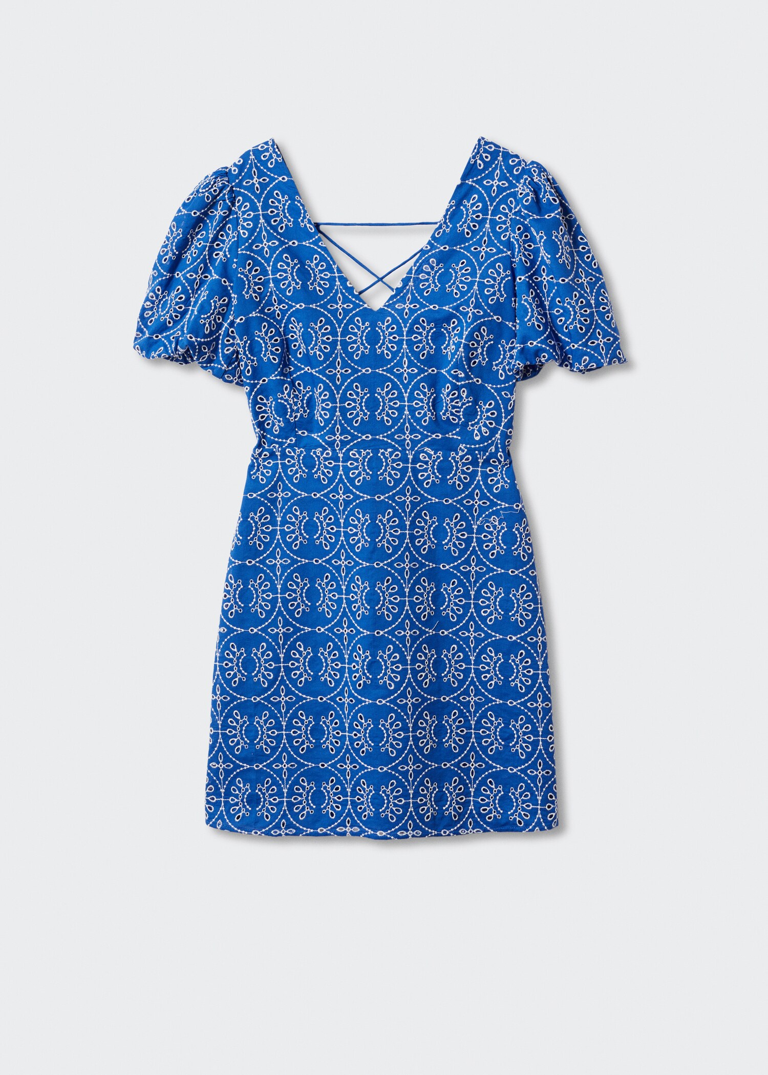 Vestido bordado espalda abierta - Artículo sin modelo