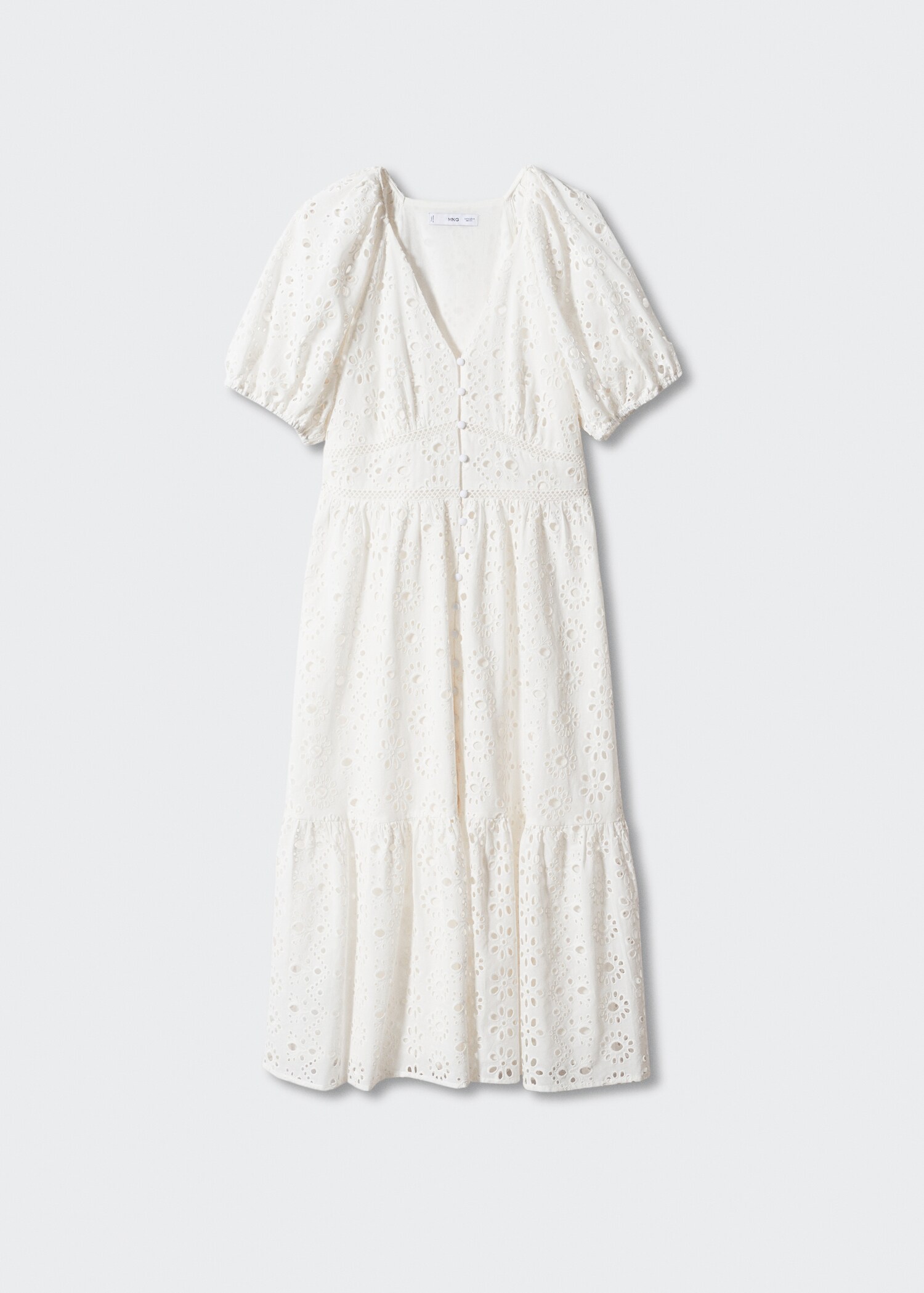 Vestido calados bordados - Artículo sin modelo