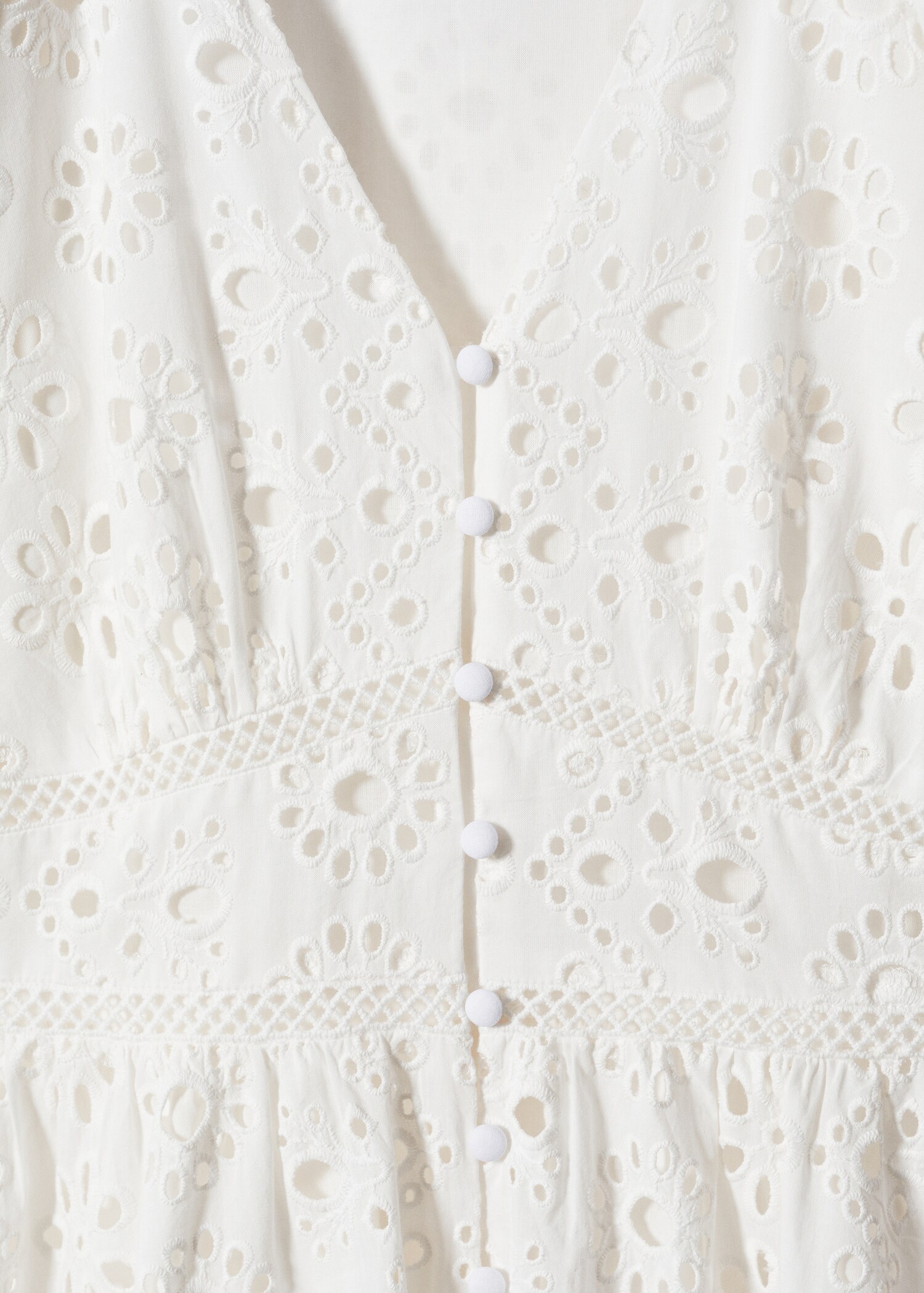 Vestido calados bordados - Detalle del artículo 8