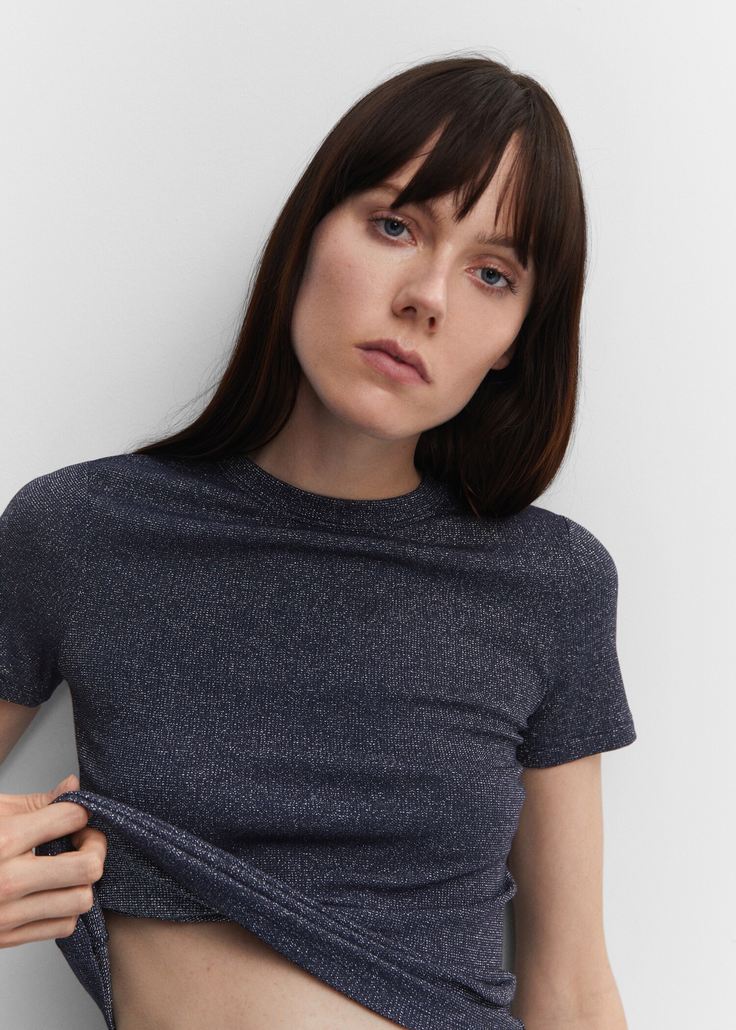 Camiseta detalle brillo - Detalle del artículo 1