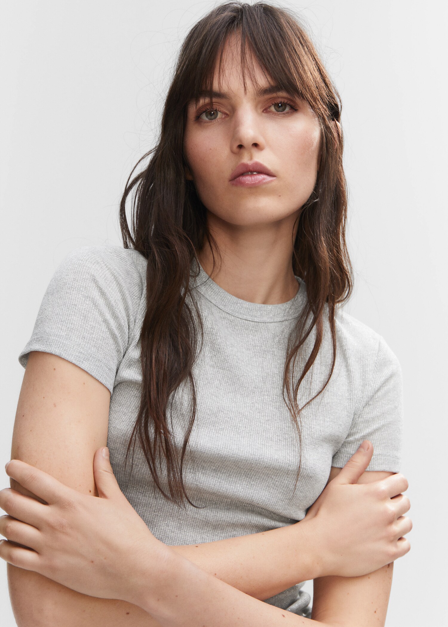T-shirt with glitter detail - Details of the article 1