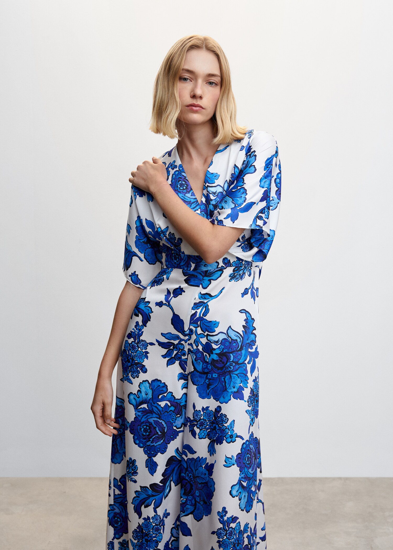 Granota crop floral - Pla mig