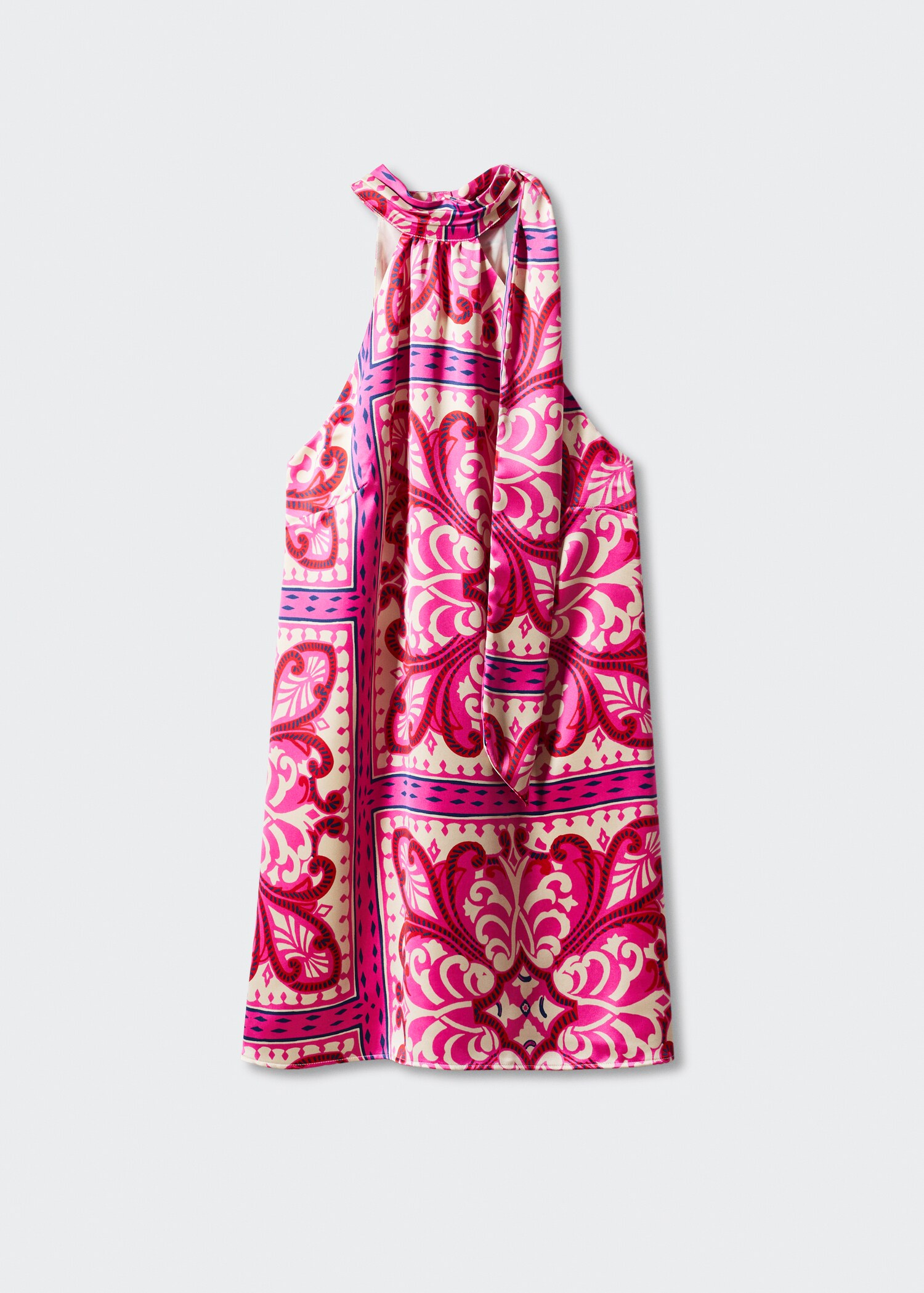 Mintás halter ruha - Termék modell nélkül