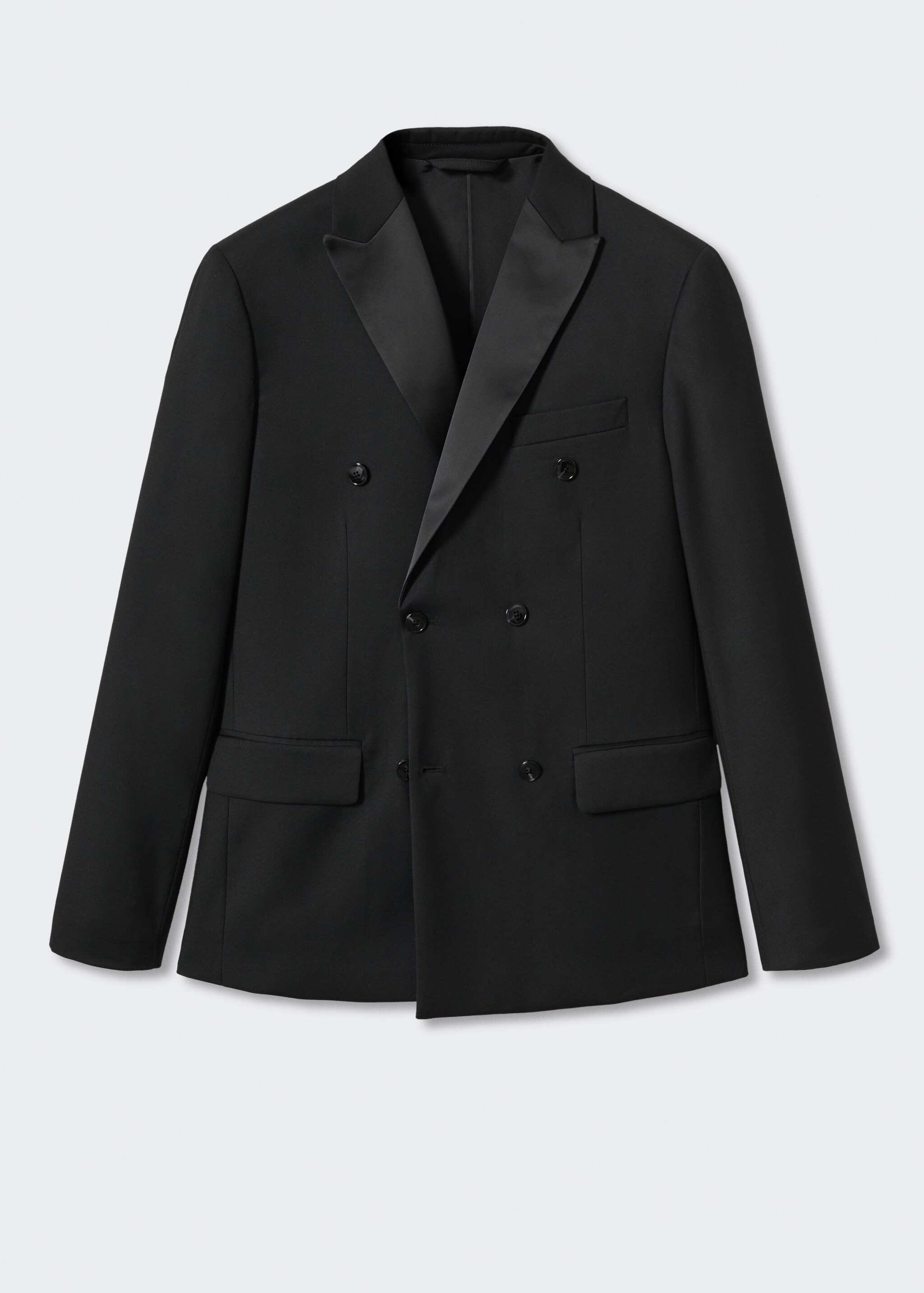 Satin lapels suit blazer - Article without model