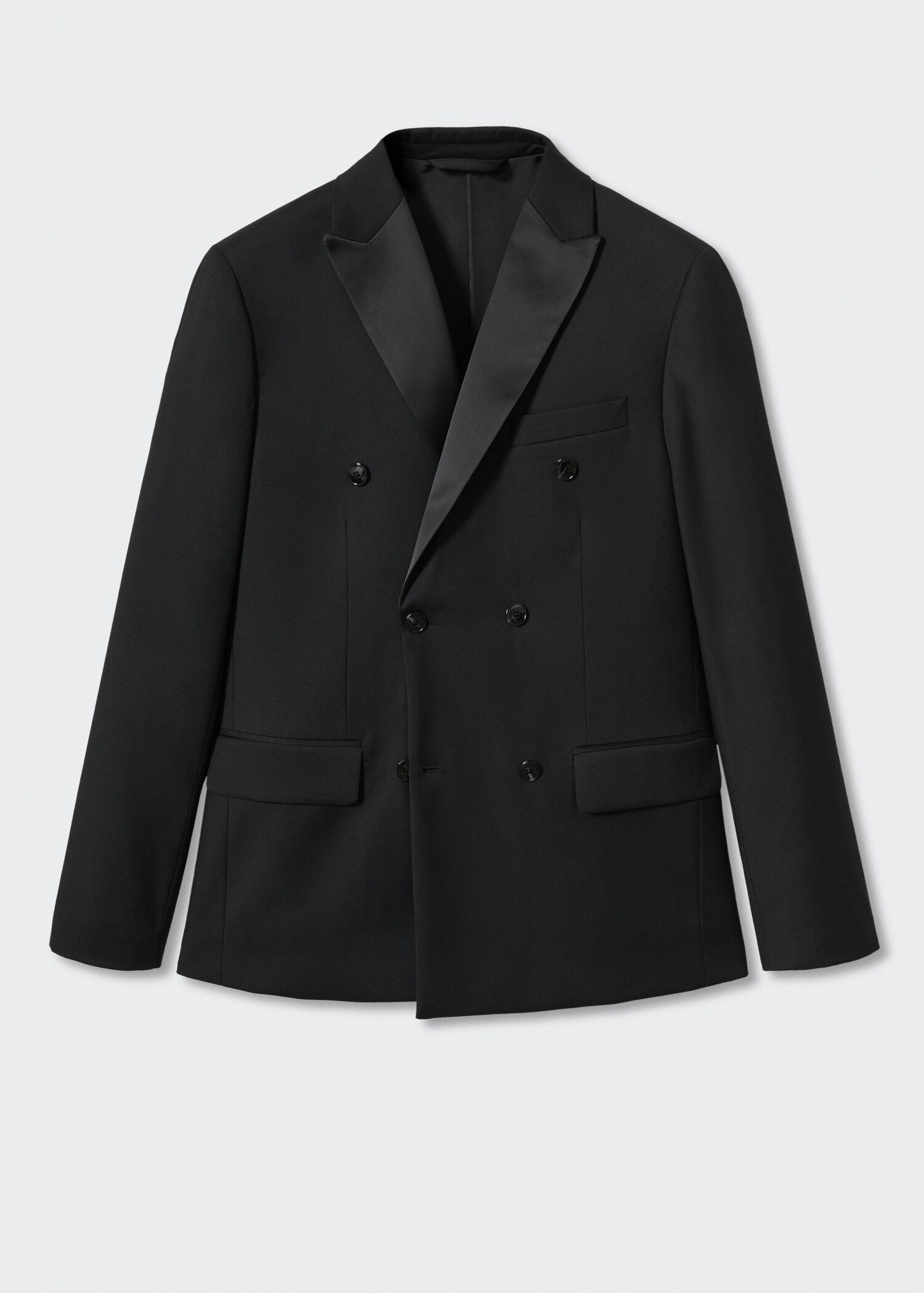 Satin lapels suit blazer - Article without model