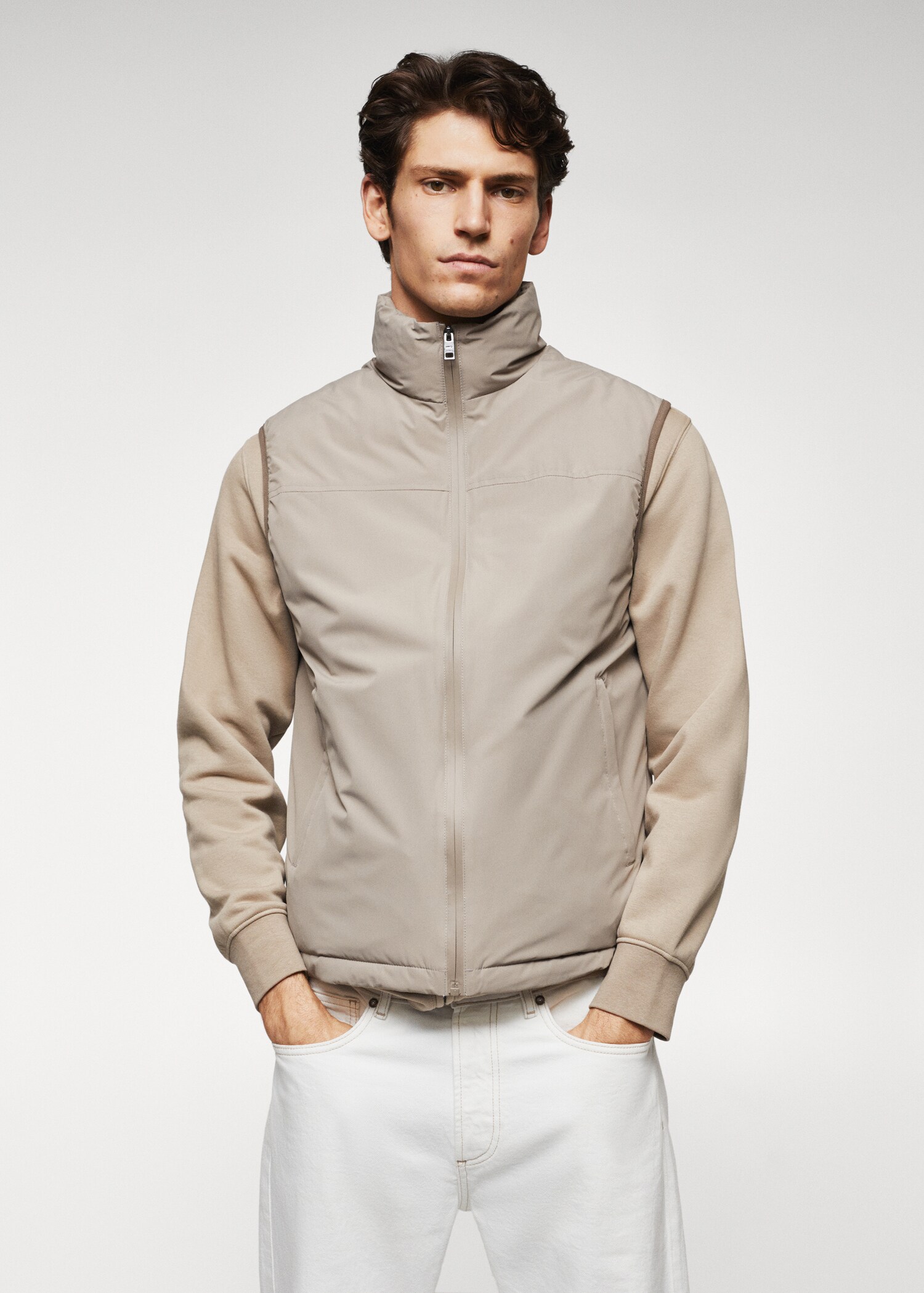 Gilet matelassé imperméable - Plan moyen