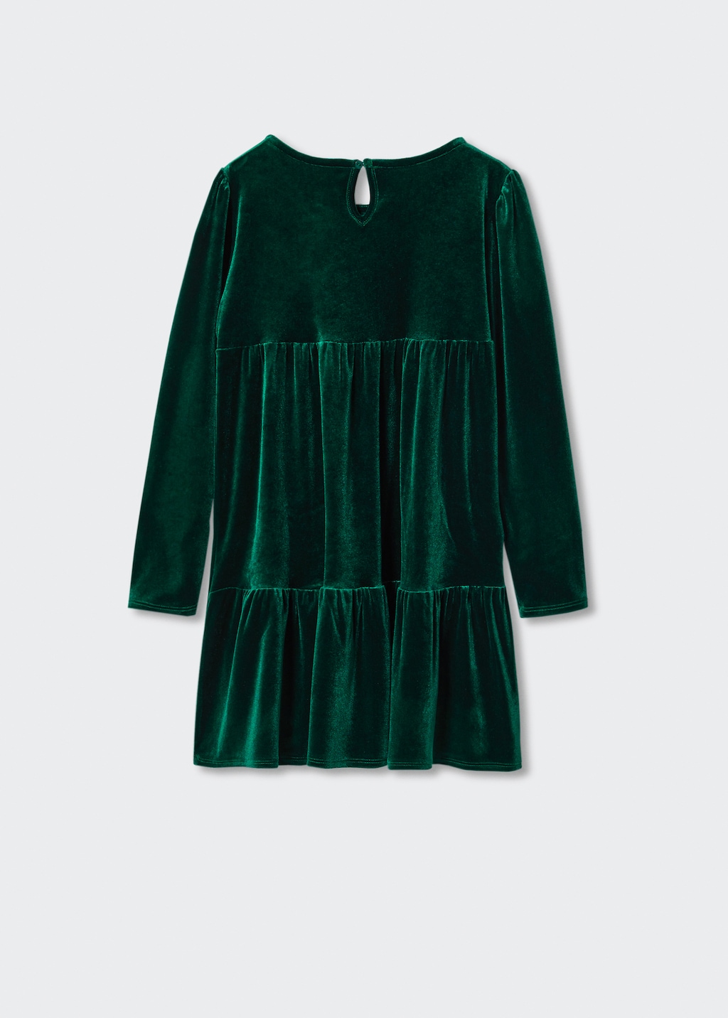 Robe velours vert mango deals