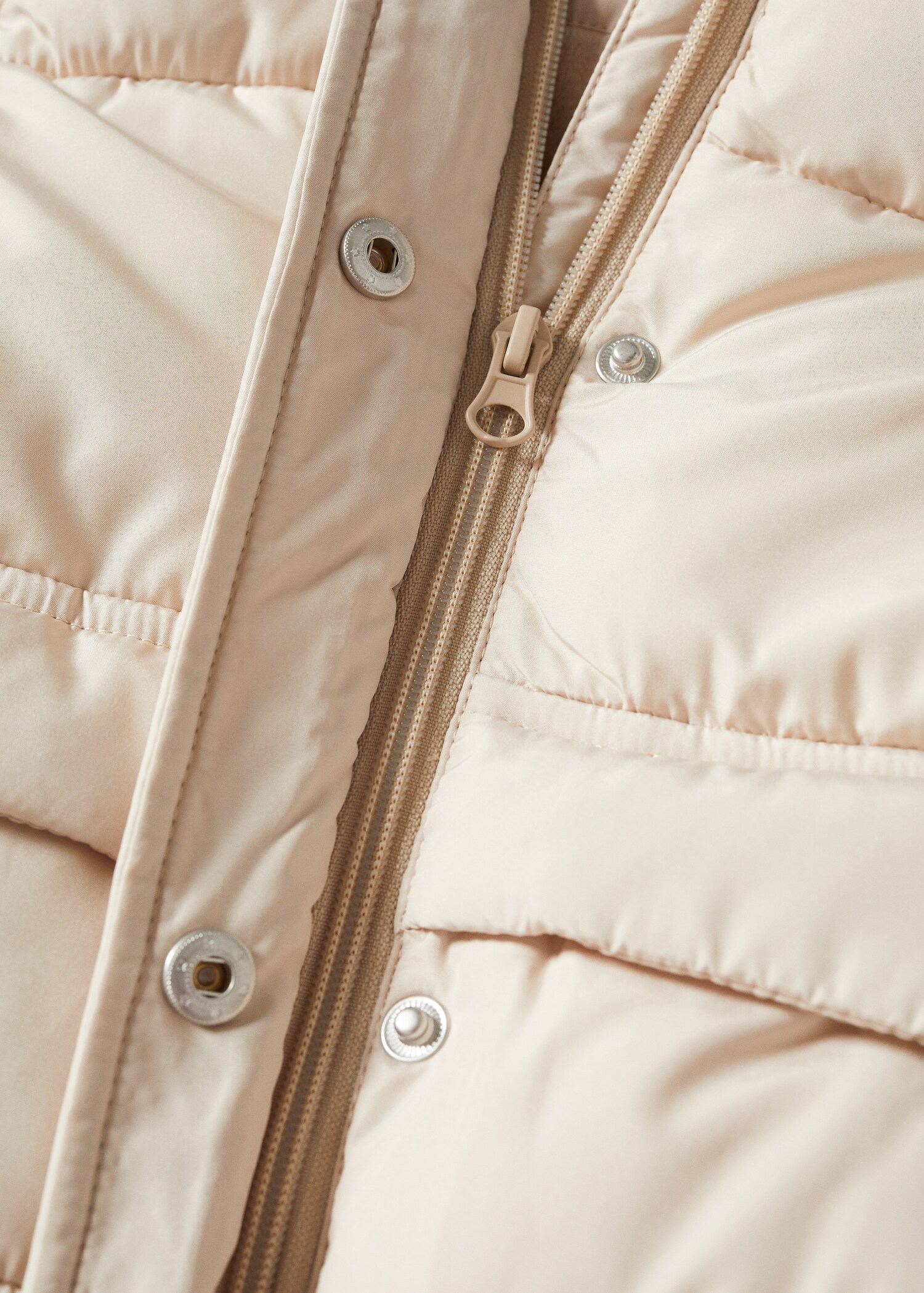 Prošívaný anorak s podšívkou z beránka - Detail zboží 0