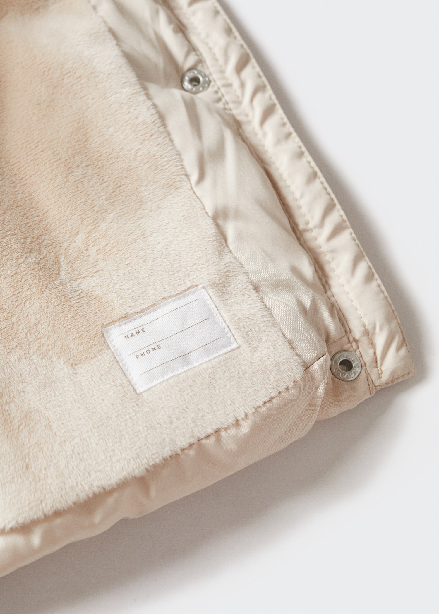 Prošívaný anorak s podšívkou z beránka - Detail zboží 8