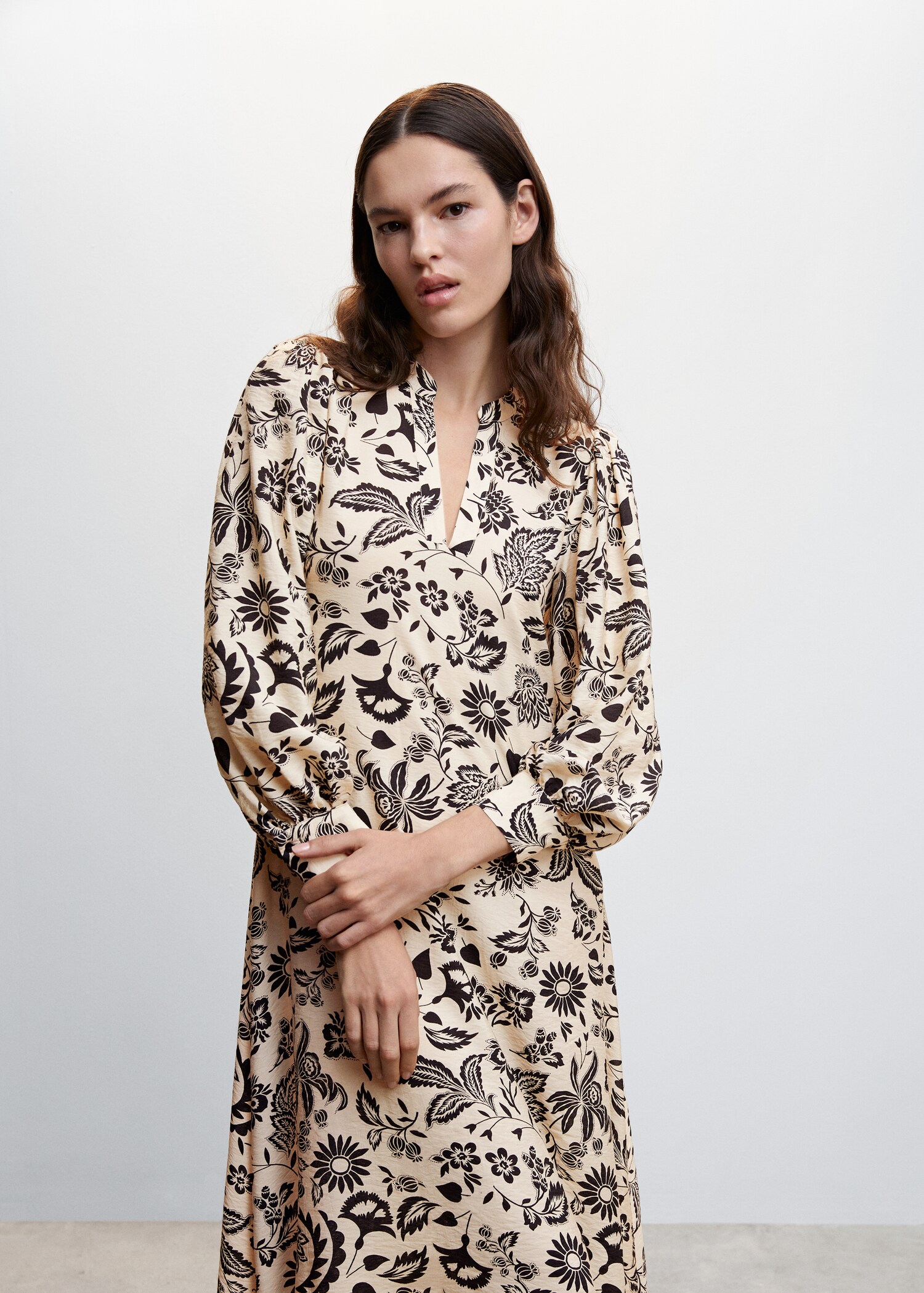 Floral print dress - Medium plane