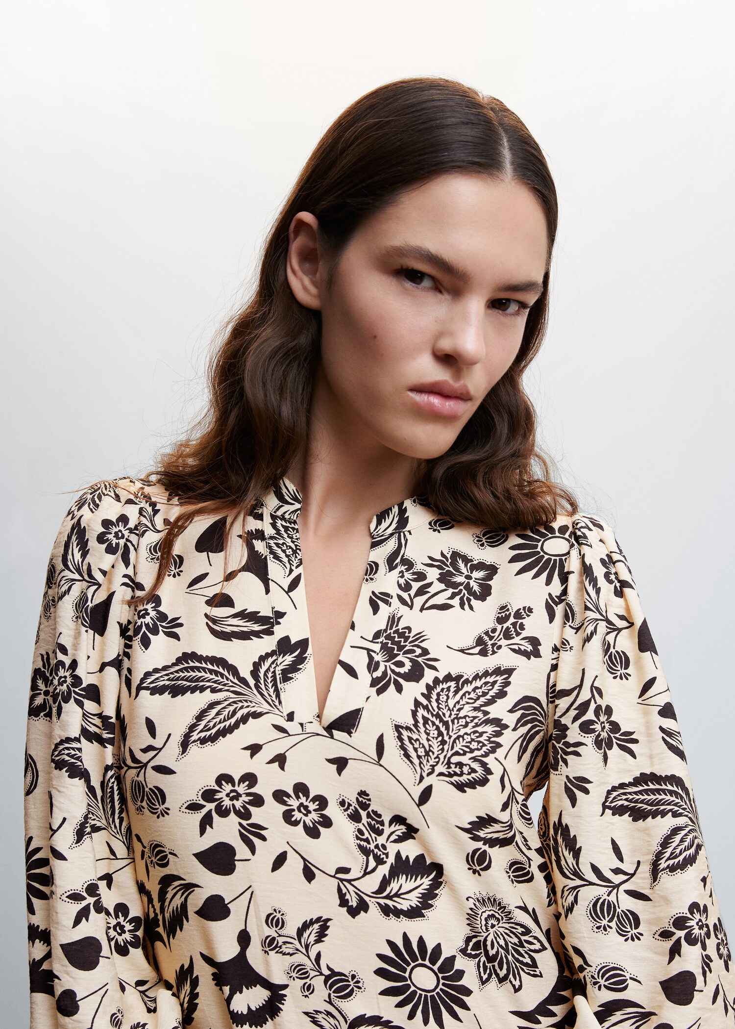 Floral print dress - Details of the article 1