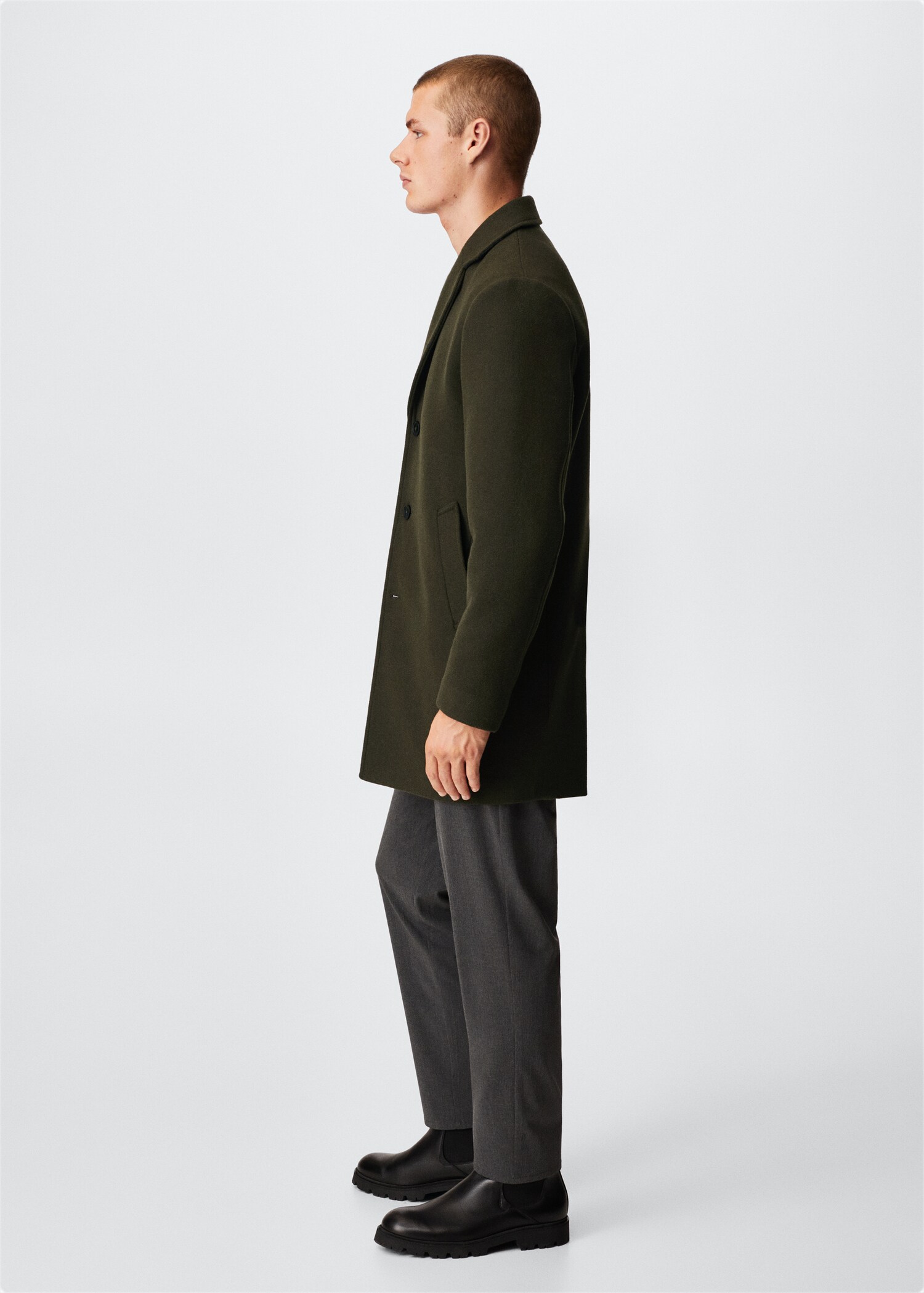 Recycled woollen coat - Details of the article 4
