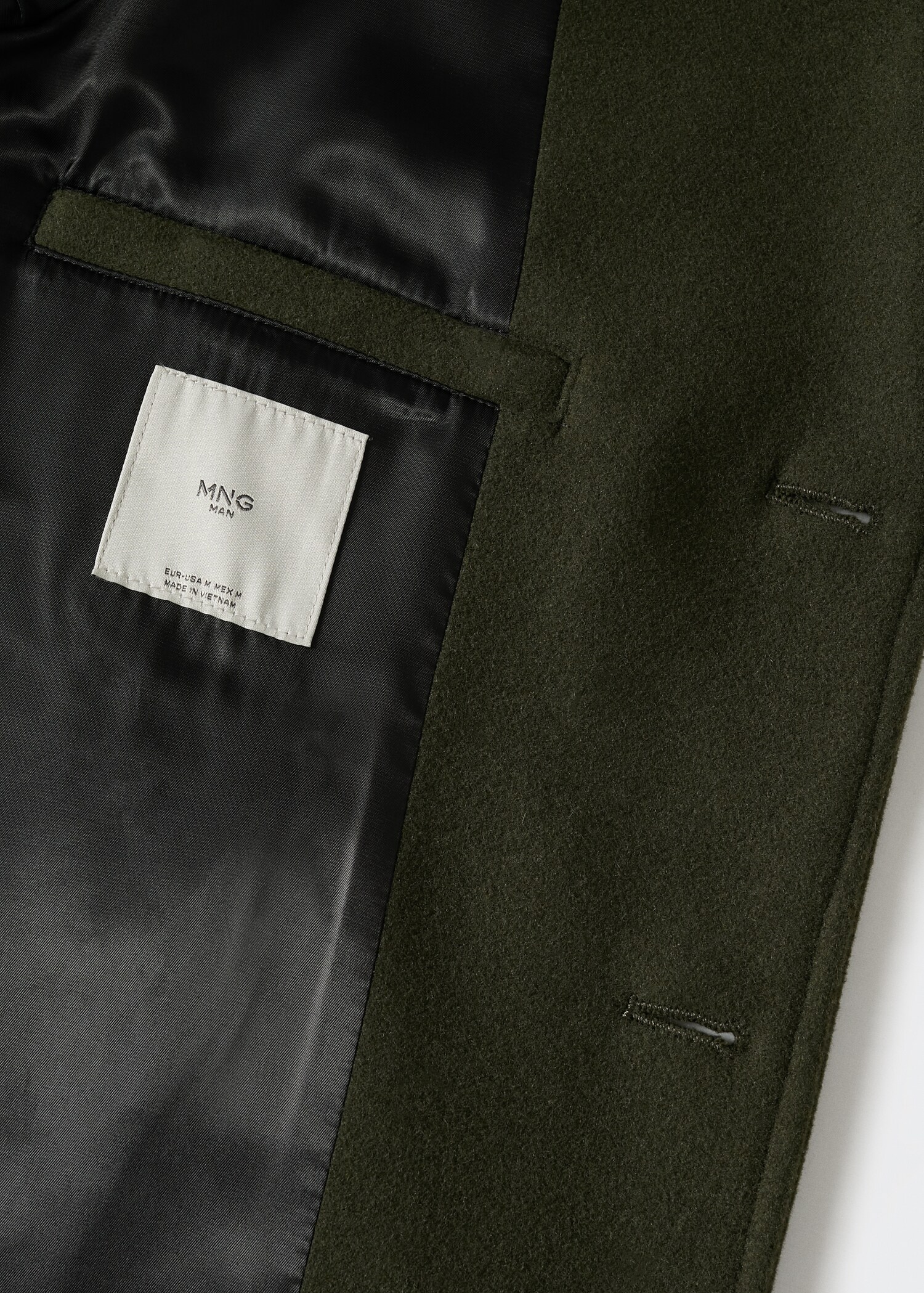 Recycled woollen coat - Details of the article 8