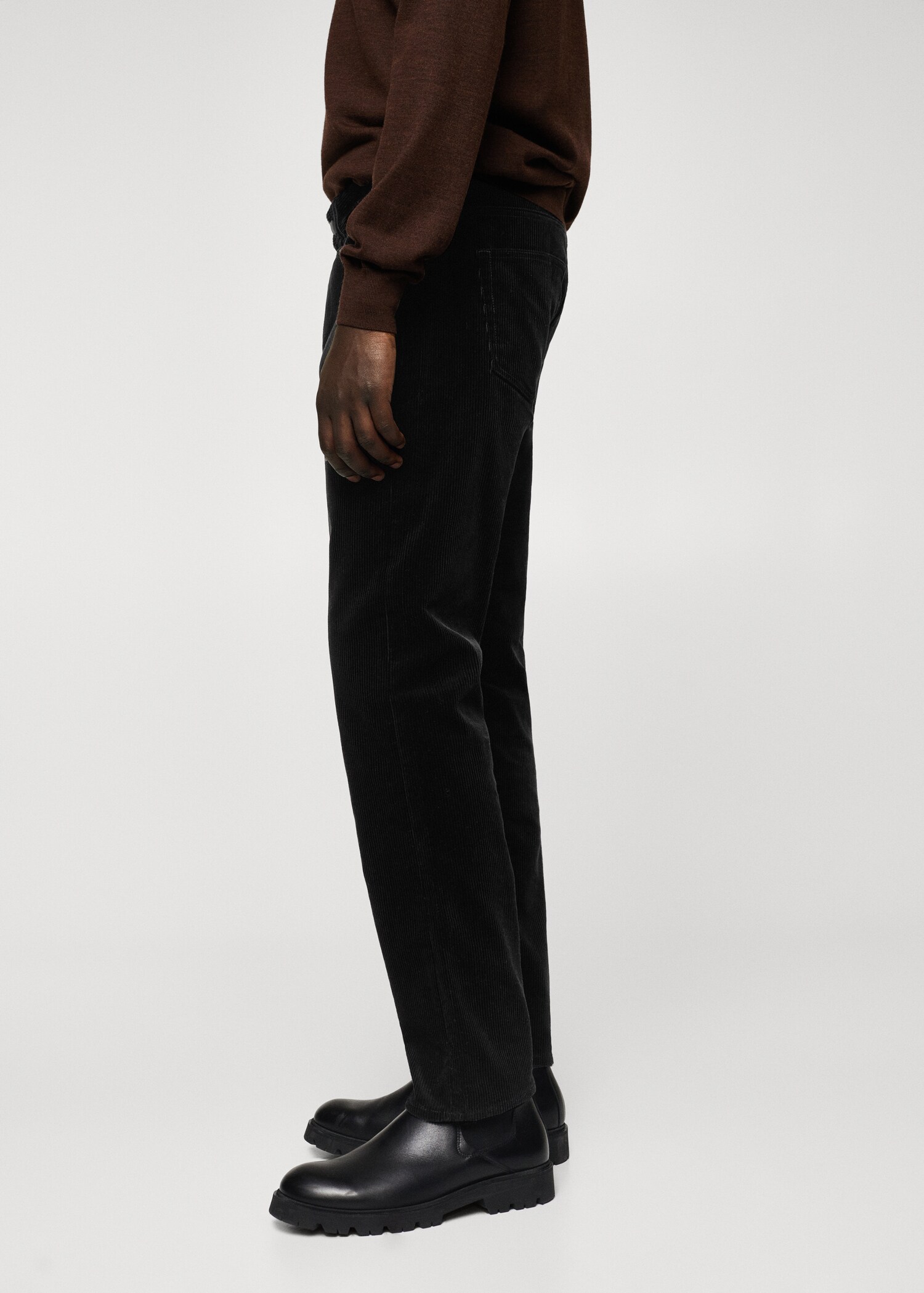 Slim fit corduroy pants - Details of the article 4