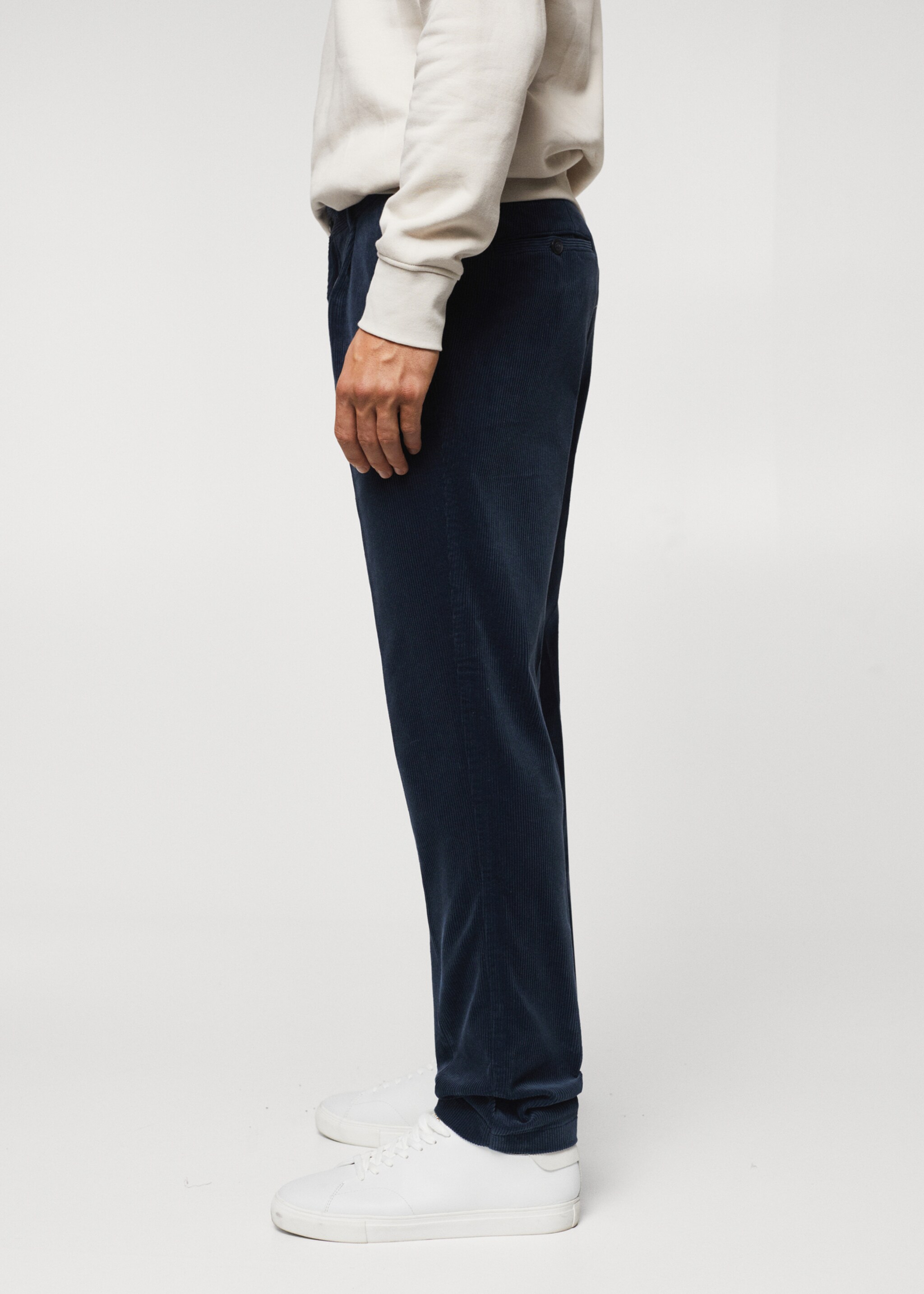 Pleated corduroy pants - Details of the article 6
