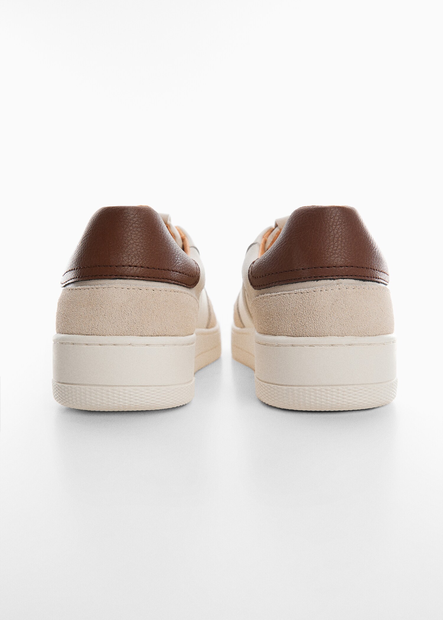 Combined leather sneakers - Details of the article 2