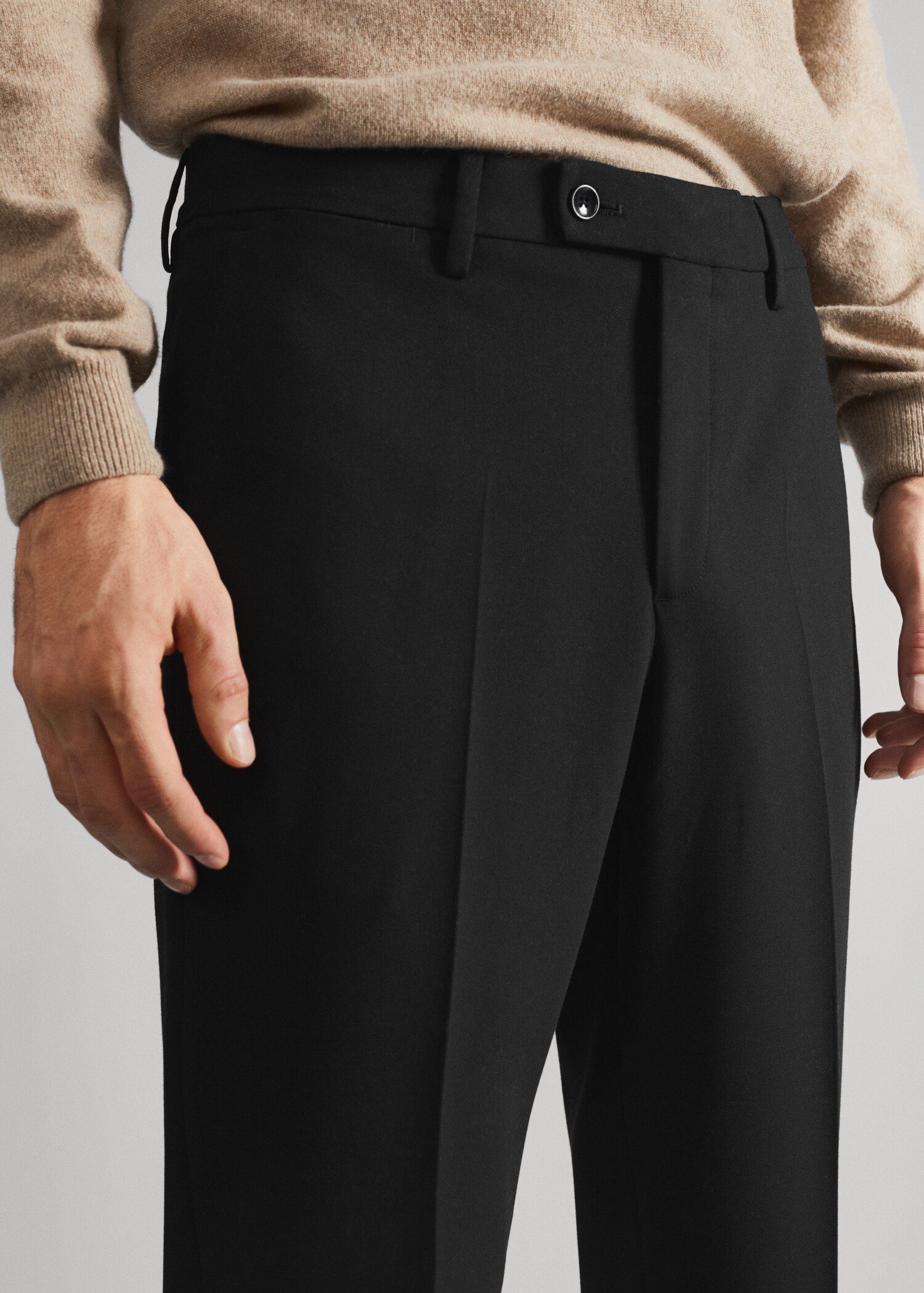 Pantalons vestit slim fit - Detall de l'article 1