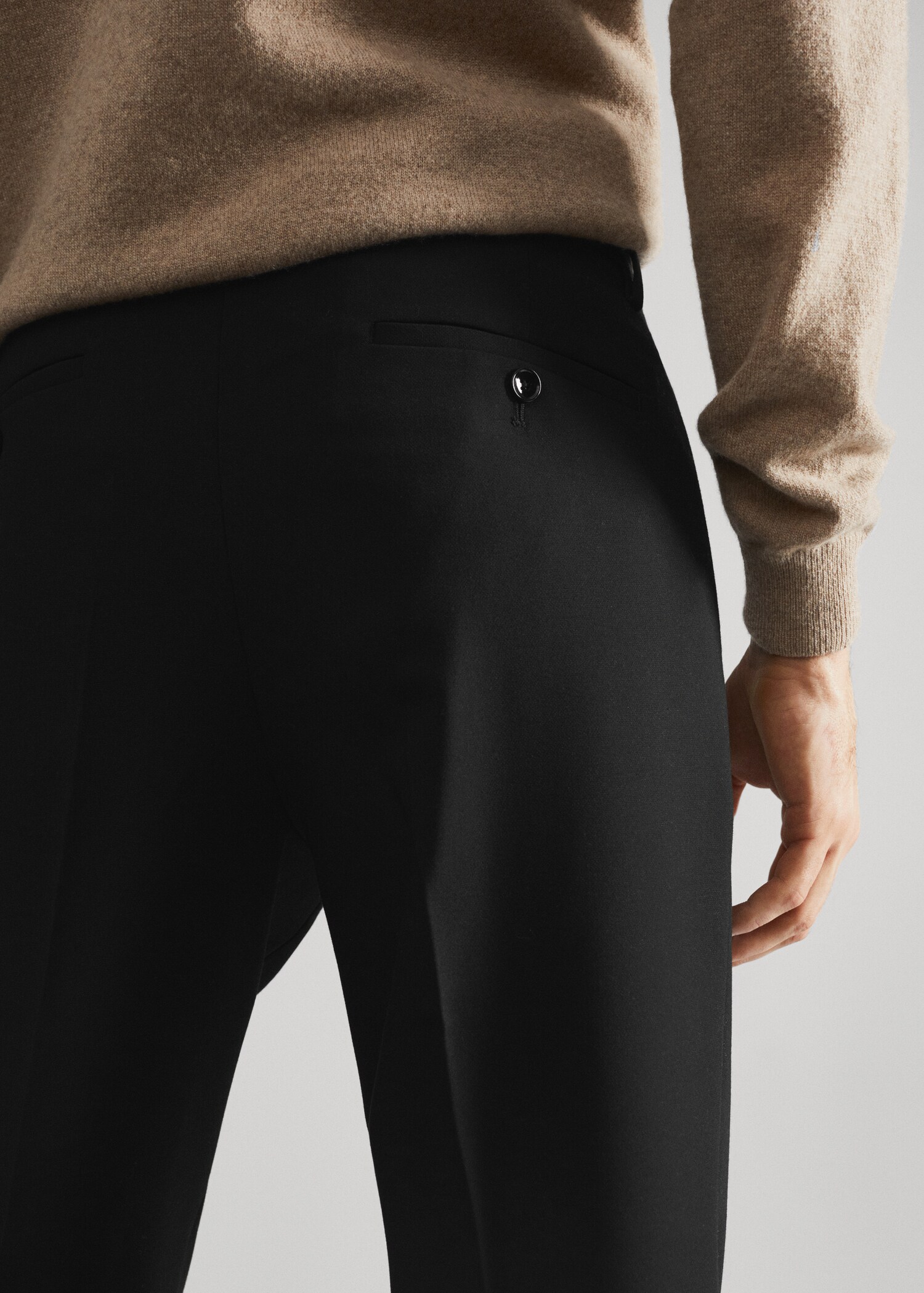 Pantalons vestit slim fit - Detall de l'article 4