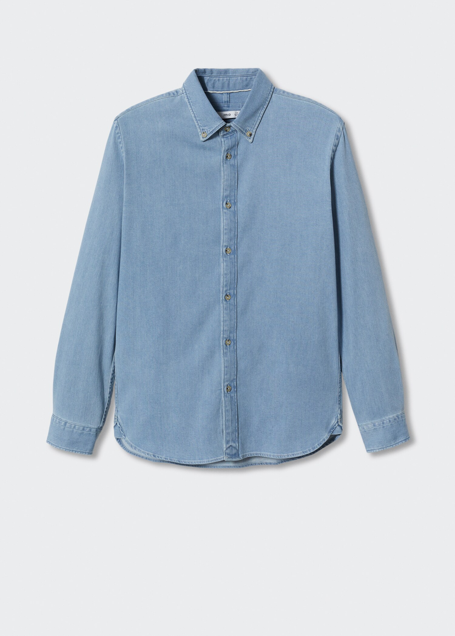 Slim-fit denim shirt - Article without model