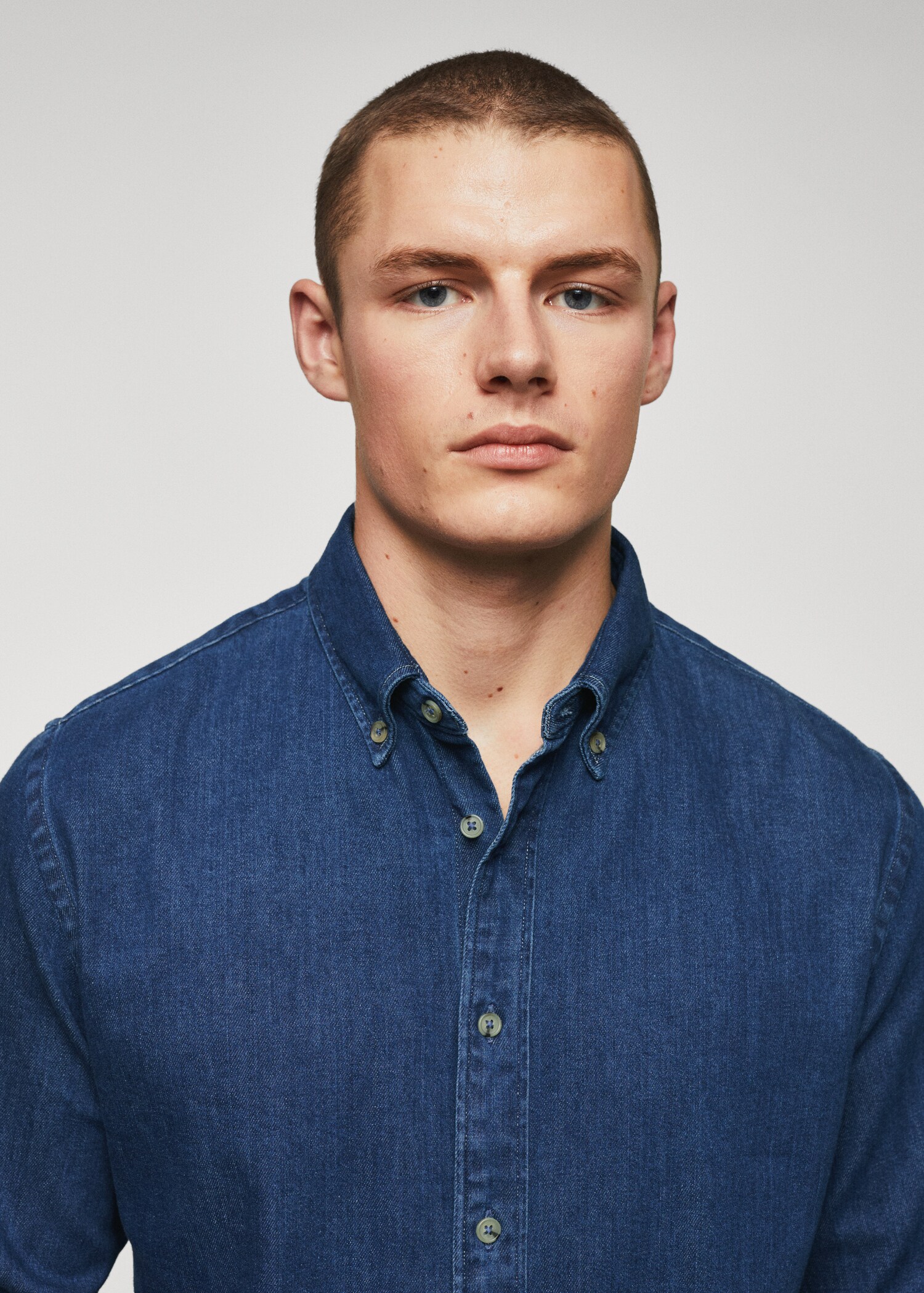 Jeansskjorta slim fit - Detaljer om artikeln 1