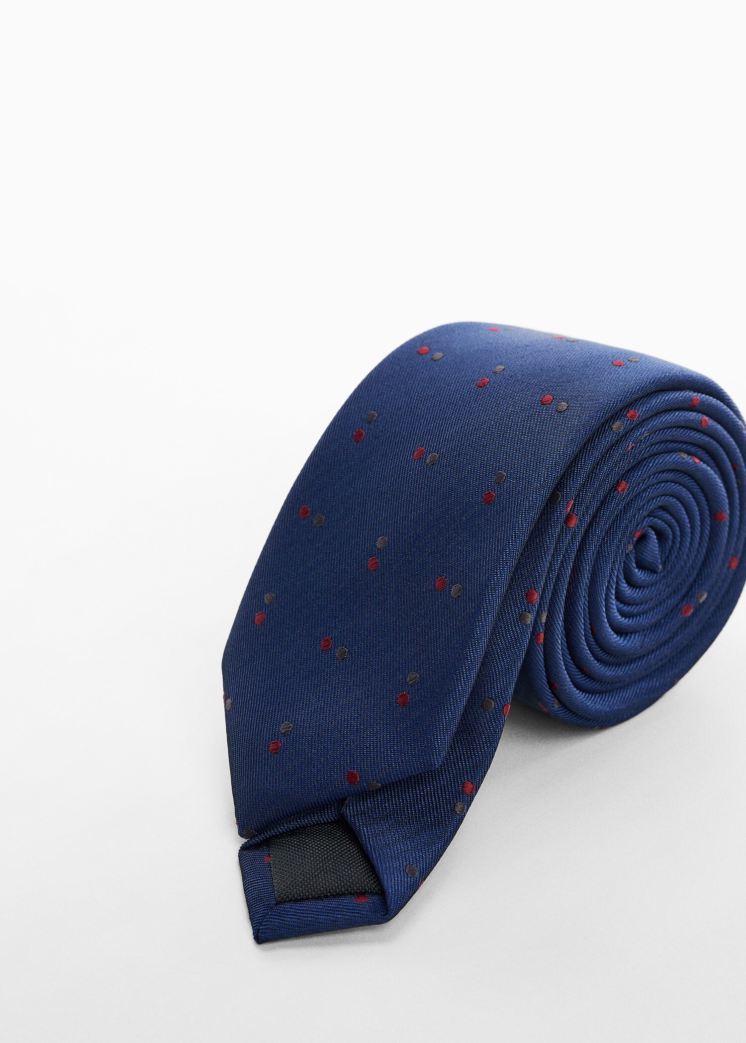 Geometric print tie - Medium plane