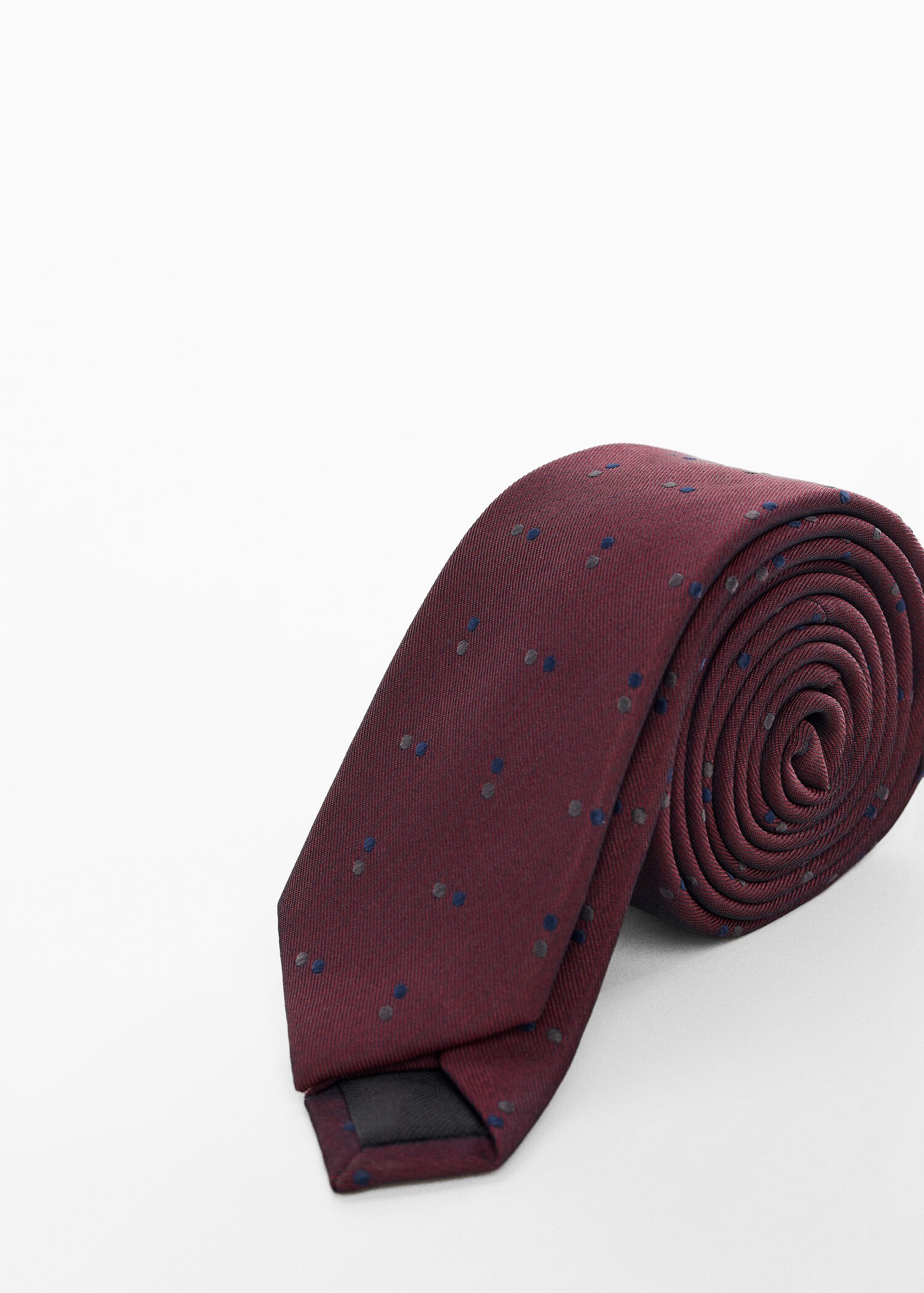 Geometric print tie - Medium plane
