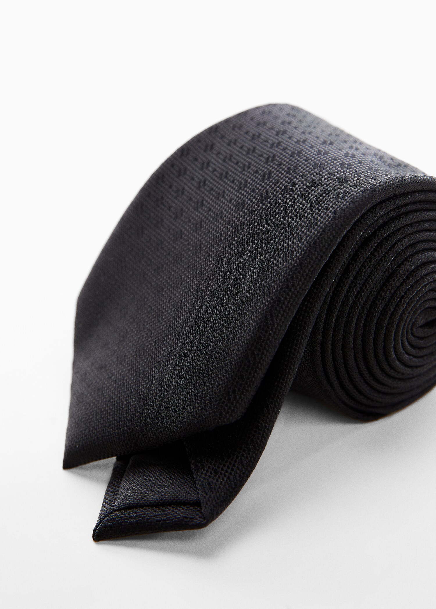 Cravate jacquard infroissable - Plan moyen