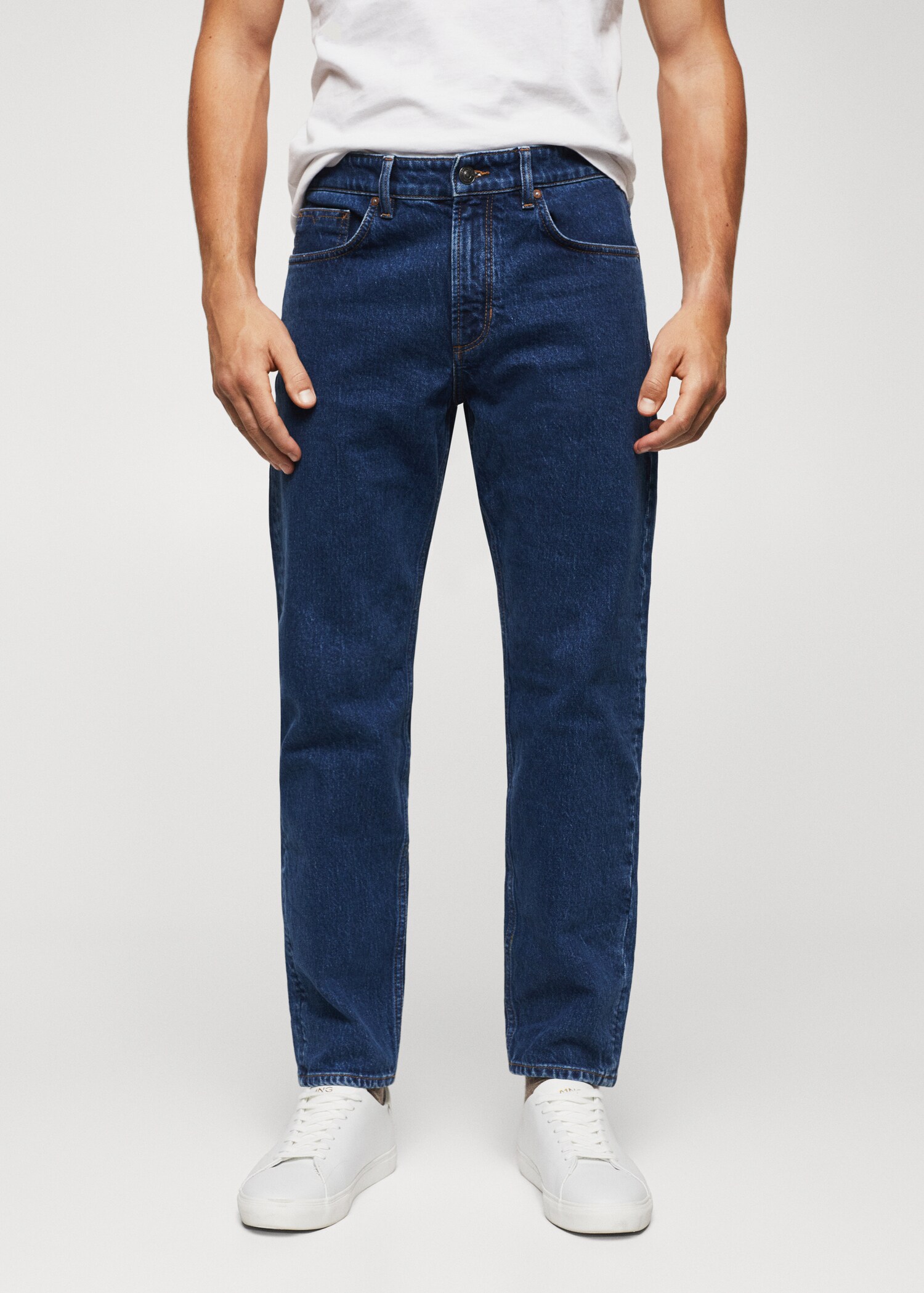 Ben tapered cropped jeans - Medium plane