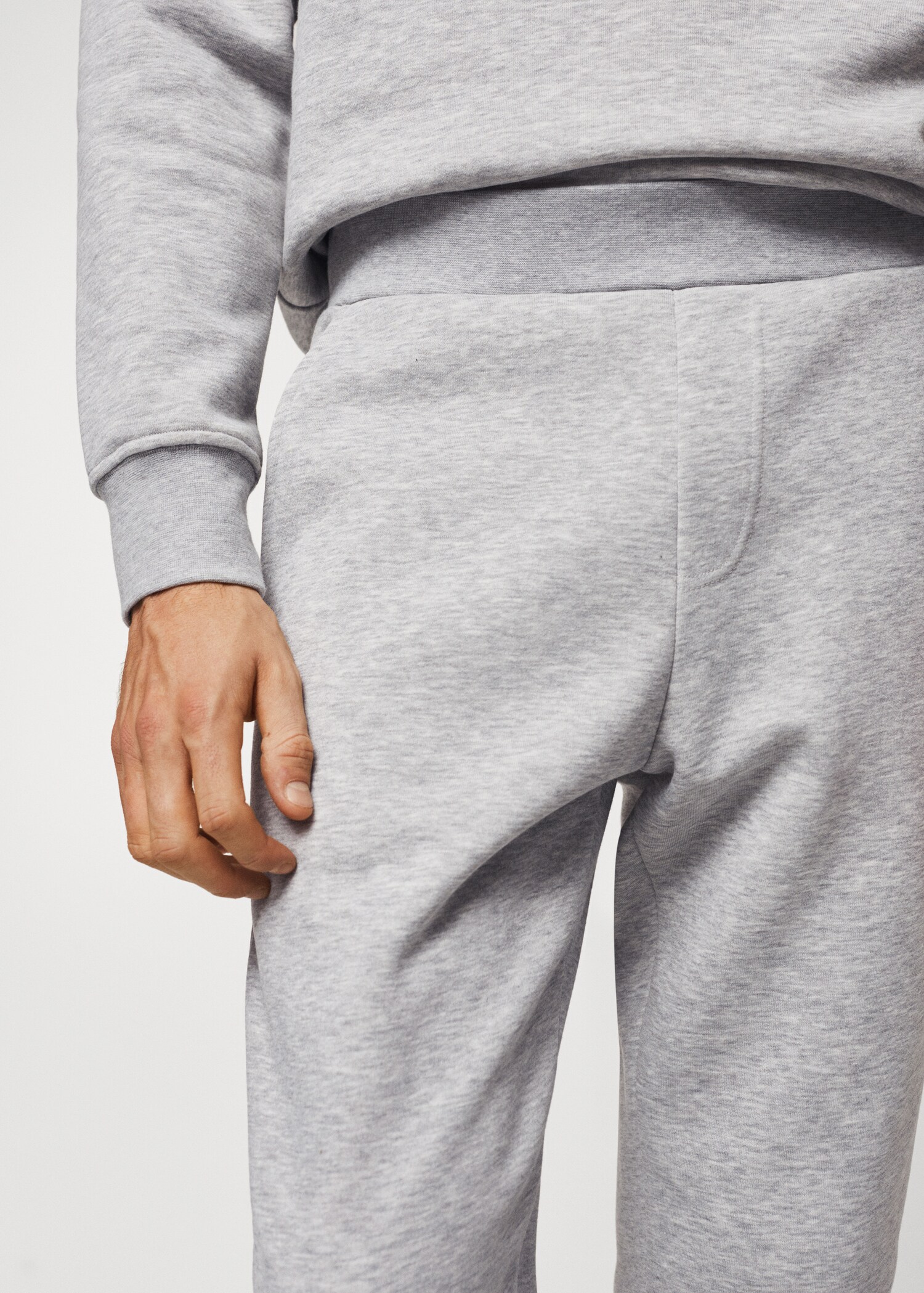 Sustainable cotton jogger pants - Details of the article 1