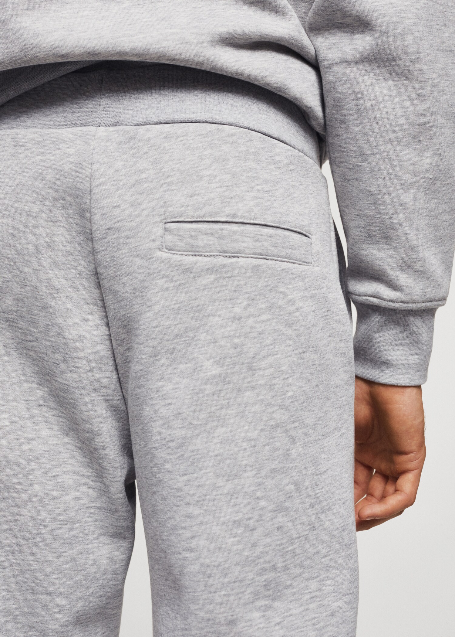 Sustainable cotton jogger pants - Details of the article 4