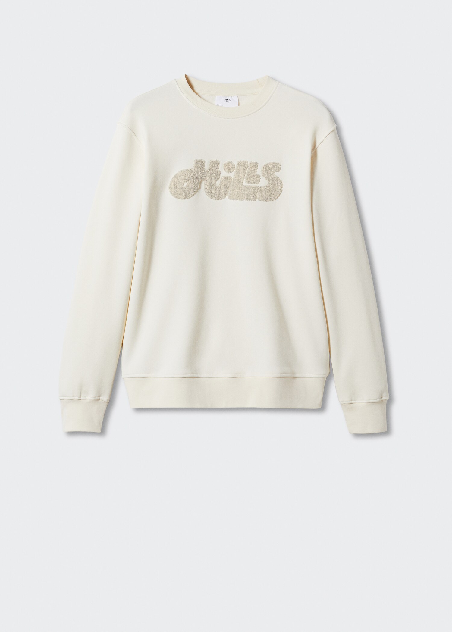 Message cotton sweatshirt - Article without model