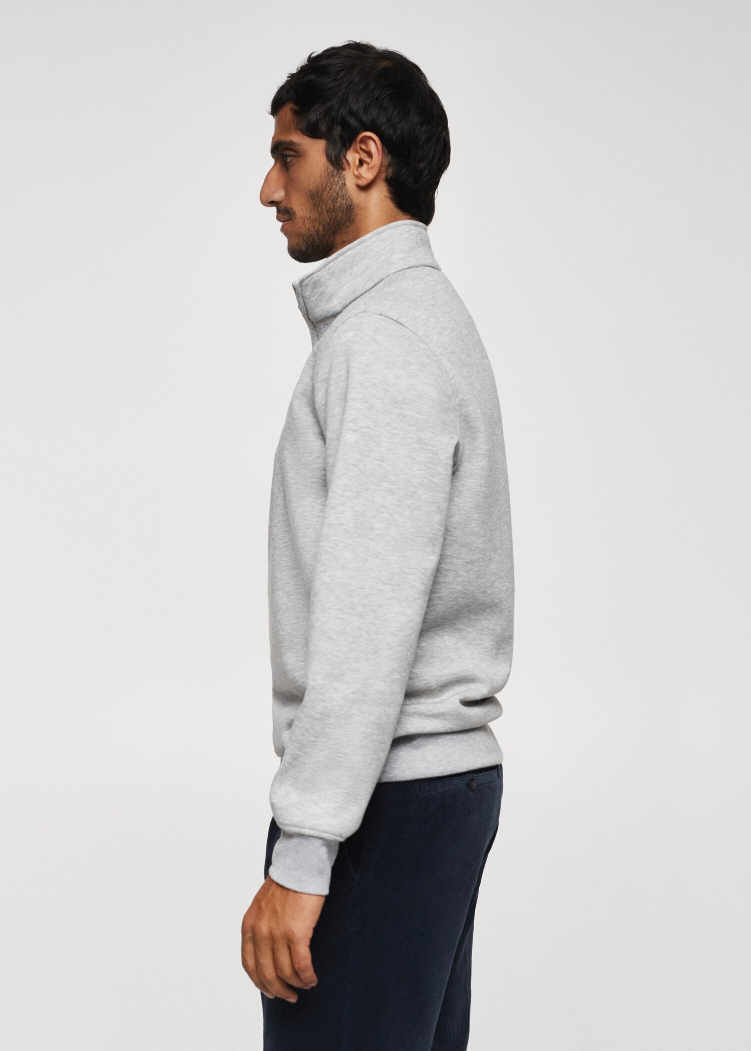 Sweat-shirt coton col zippé - Détail de l'article 6